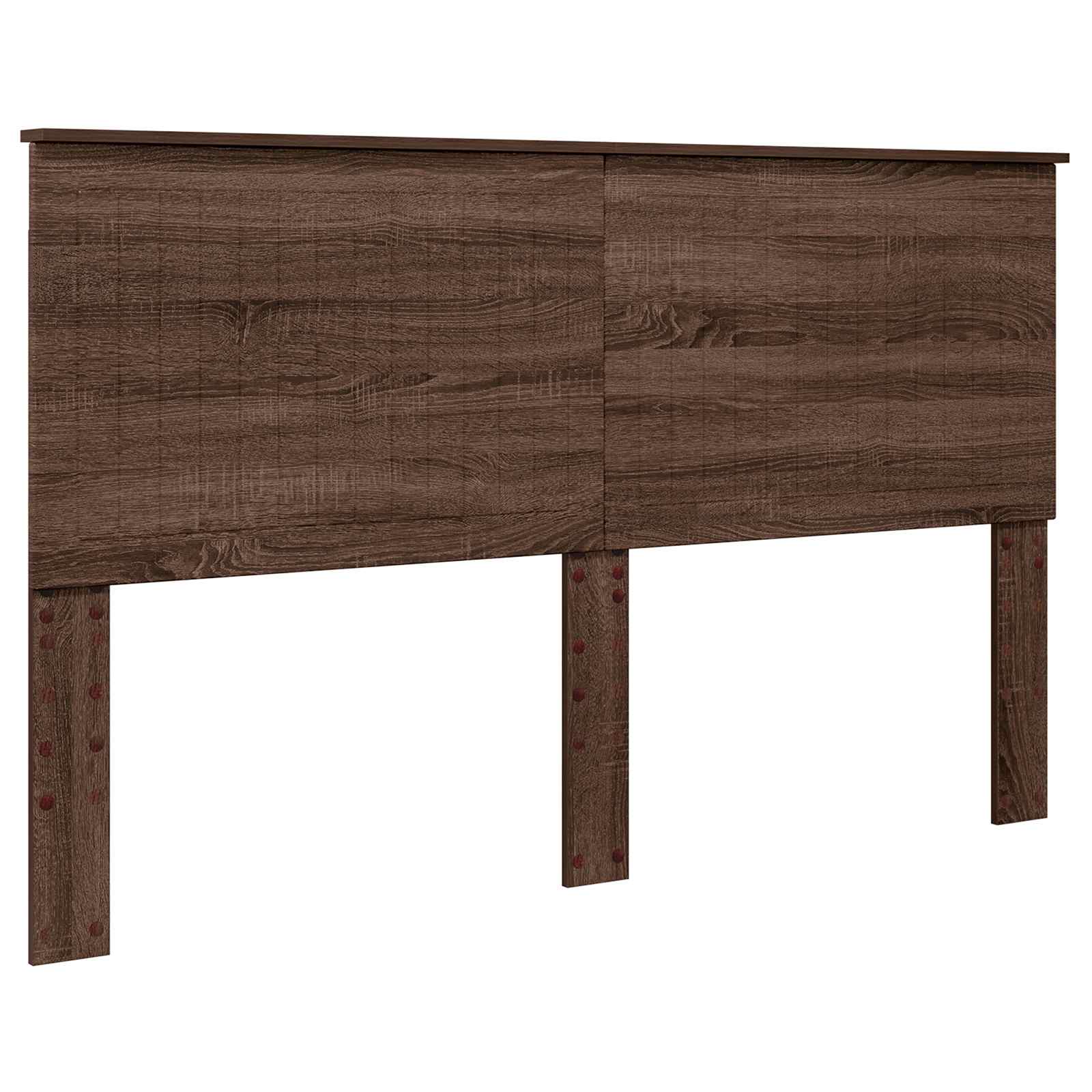 vidaXL Zagłówek Brązowy dąb 160 cm Materiał drewnopochodny