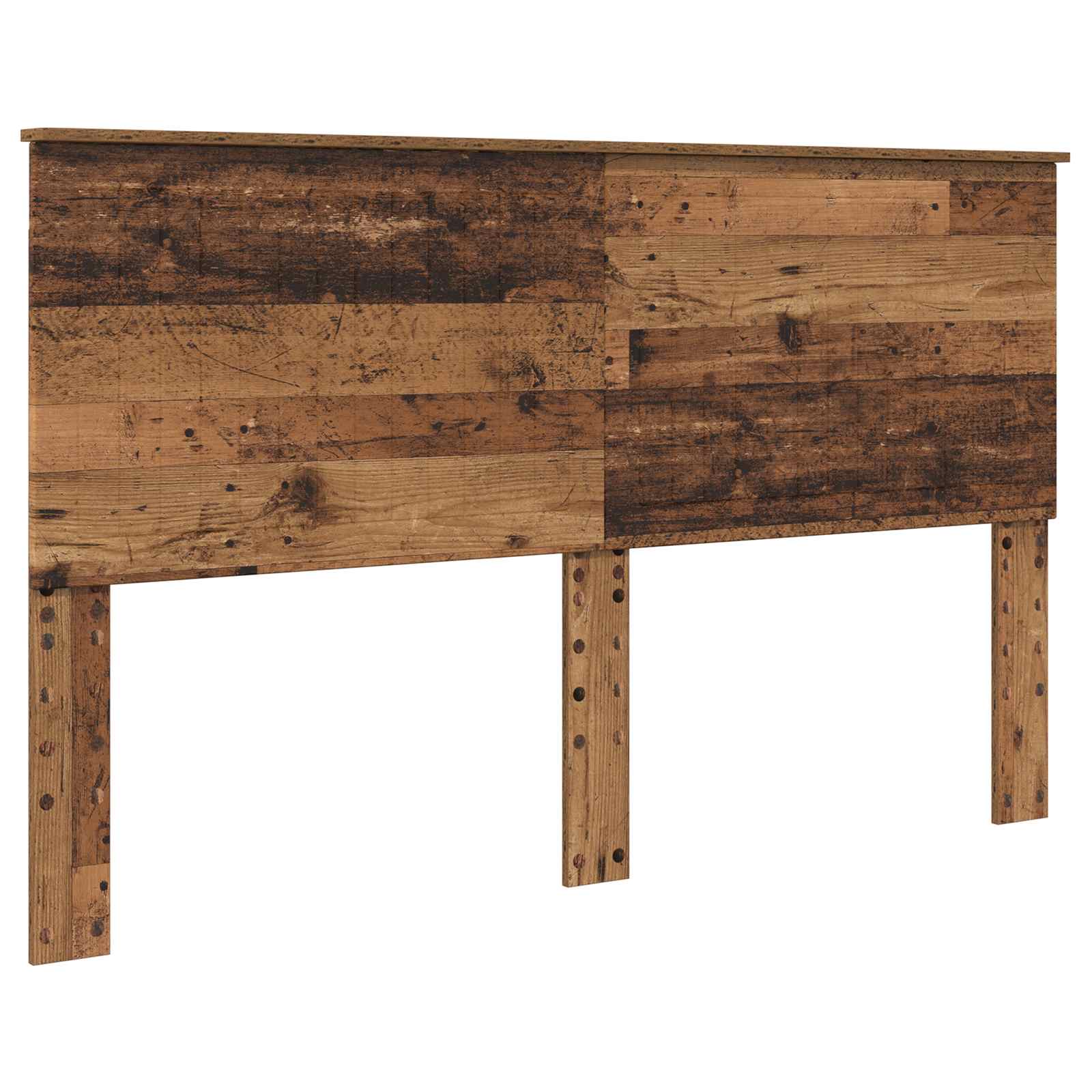 vidaXL Zagłówek Stare drewno 160 cm Materiał drewnopochodny