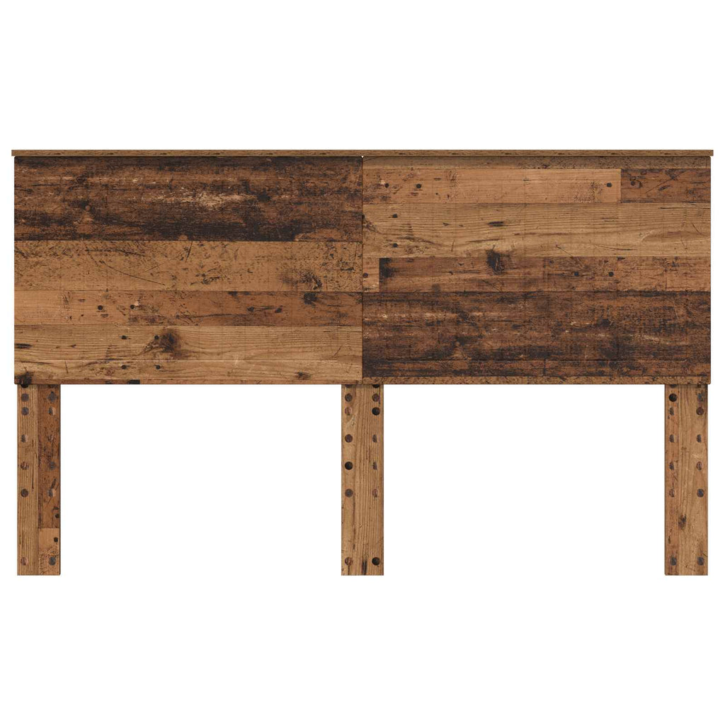 vidaXL Zagłówek Stare drewno 160 cm Materiał drewnopochodny