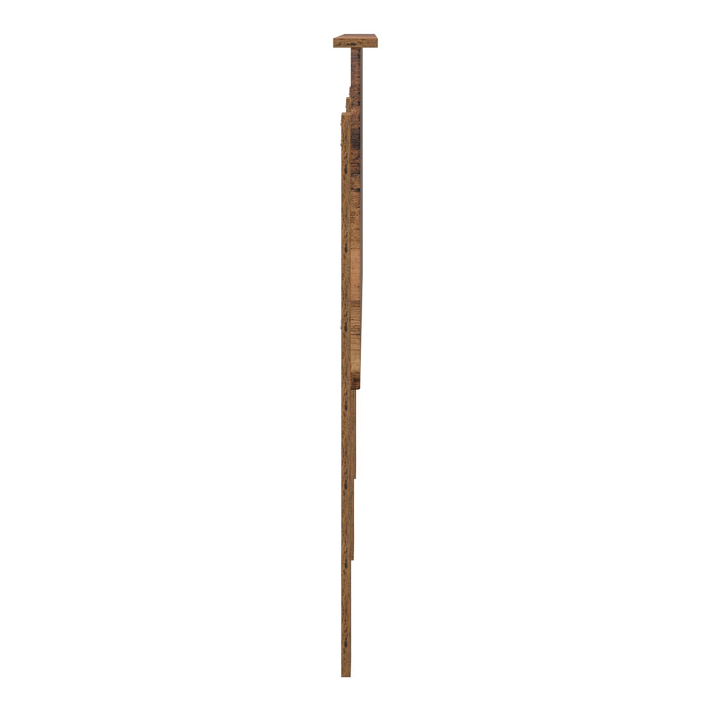 vidaXL Zagłówek Stare drewno 160 cm Materiał drewnopochodny