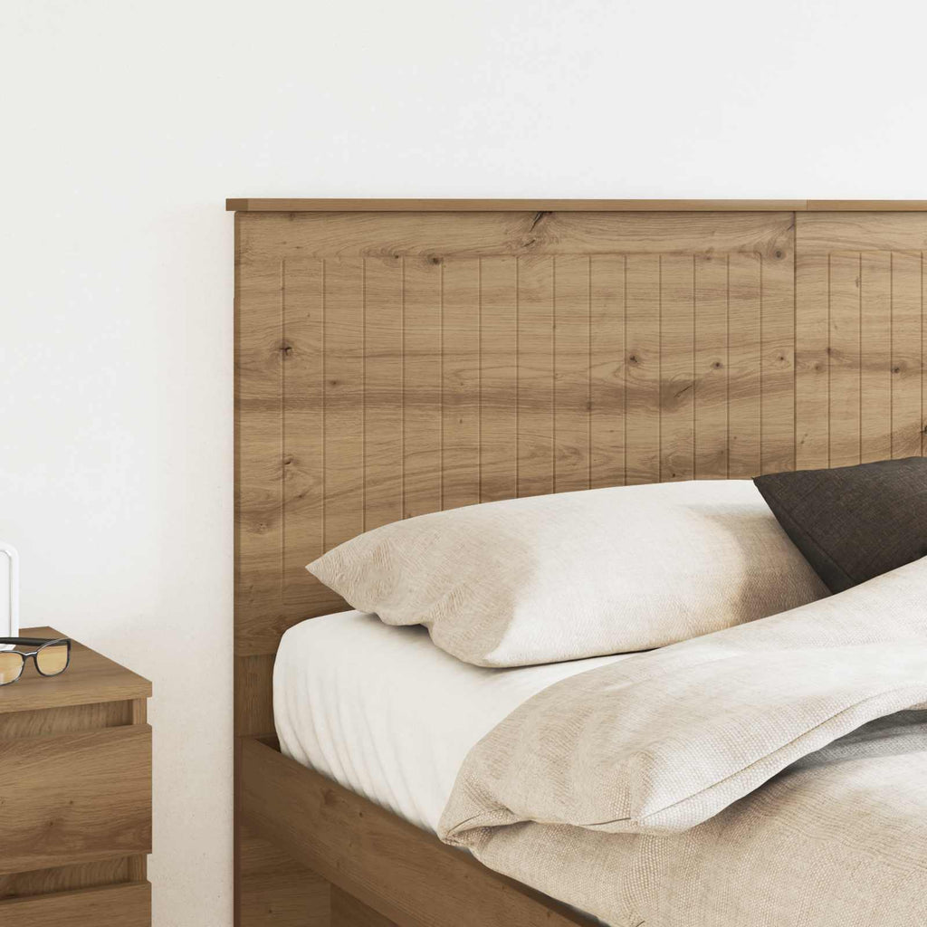 vidaXL Zagłówek Dąb rzemieślniczy 160 cm Materiał drewnopochodny
