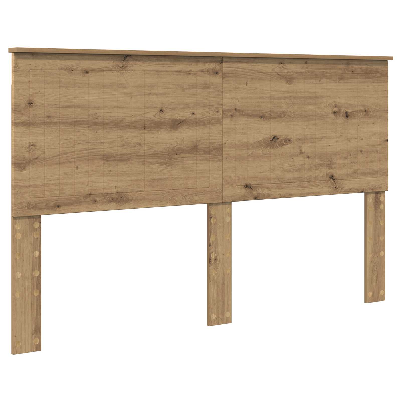 vidaXL Zagłówek Dąb rzemieślniczy 160 cm Materiał drewnopochodny