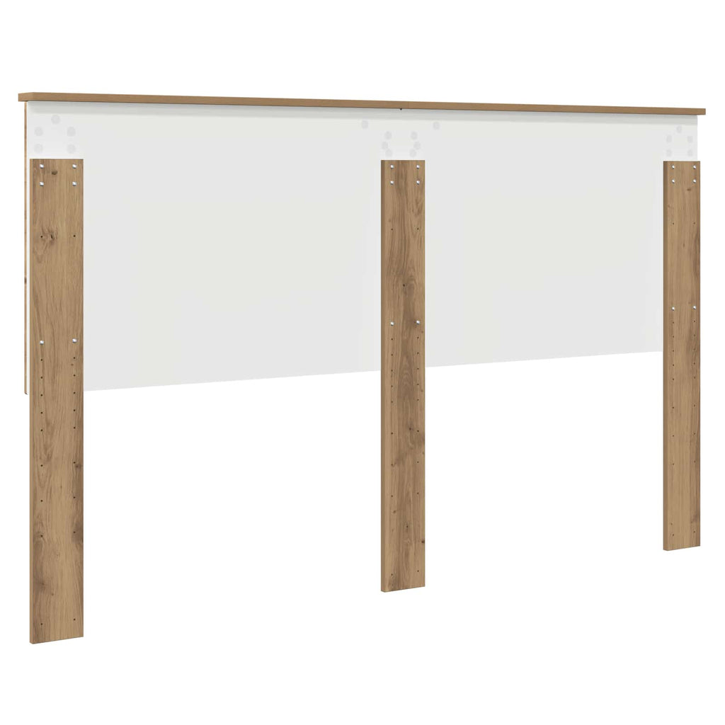 vidaXL Zagłówek Dąb rzemieślniczy 160 cm Materiał drewnopochodny