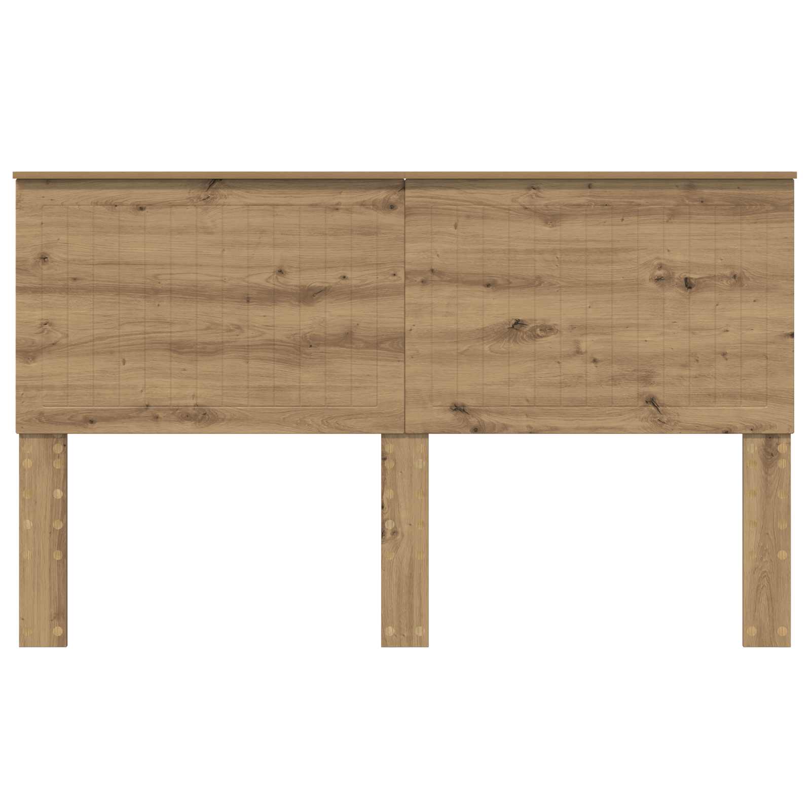 vidaXL Zagłówek Dąb rzemieślniczy 160 cm Materiał drewnopochodny