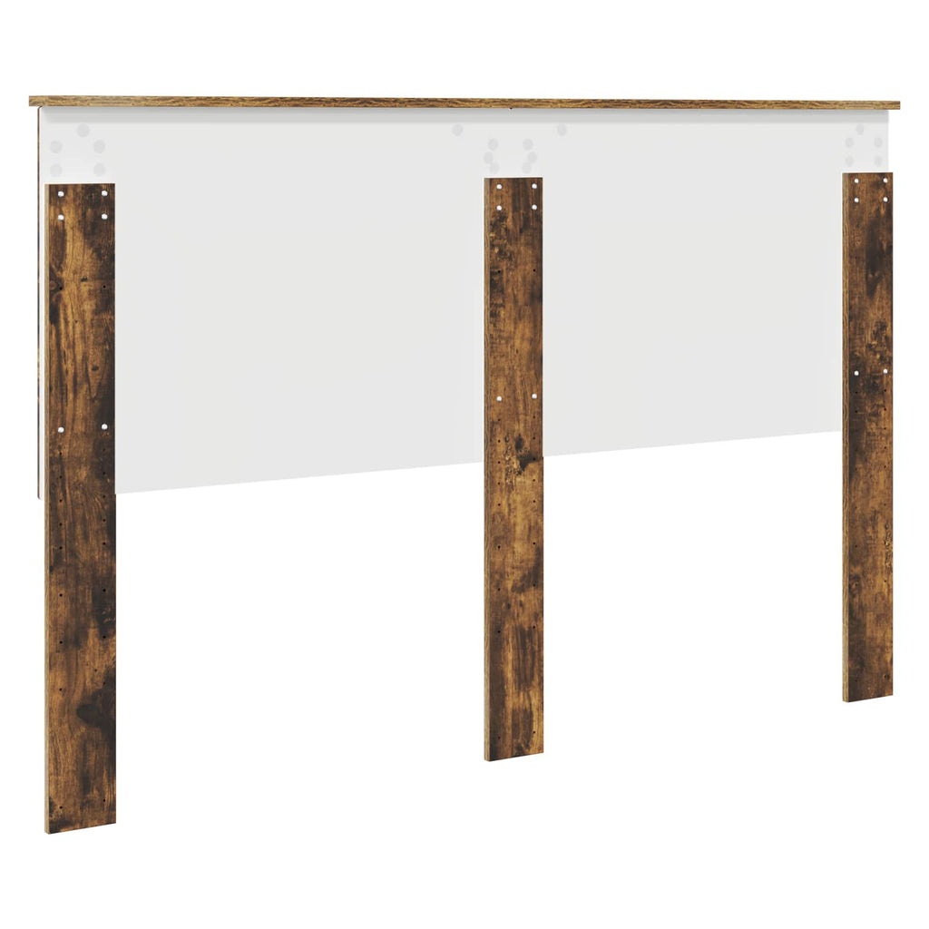 vidaXL Zagłówek Dąb wędzony 150 cm Materiał drewnopochodny