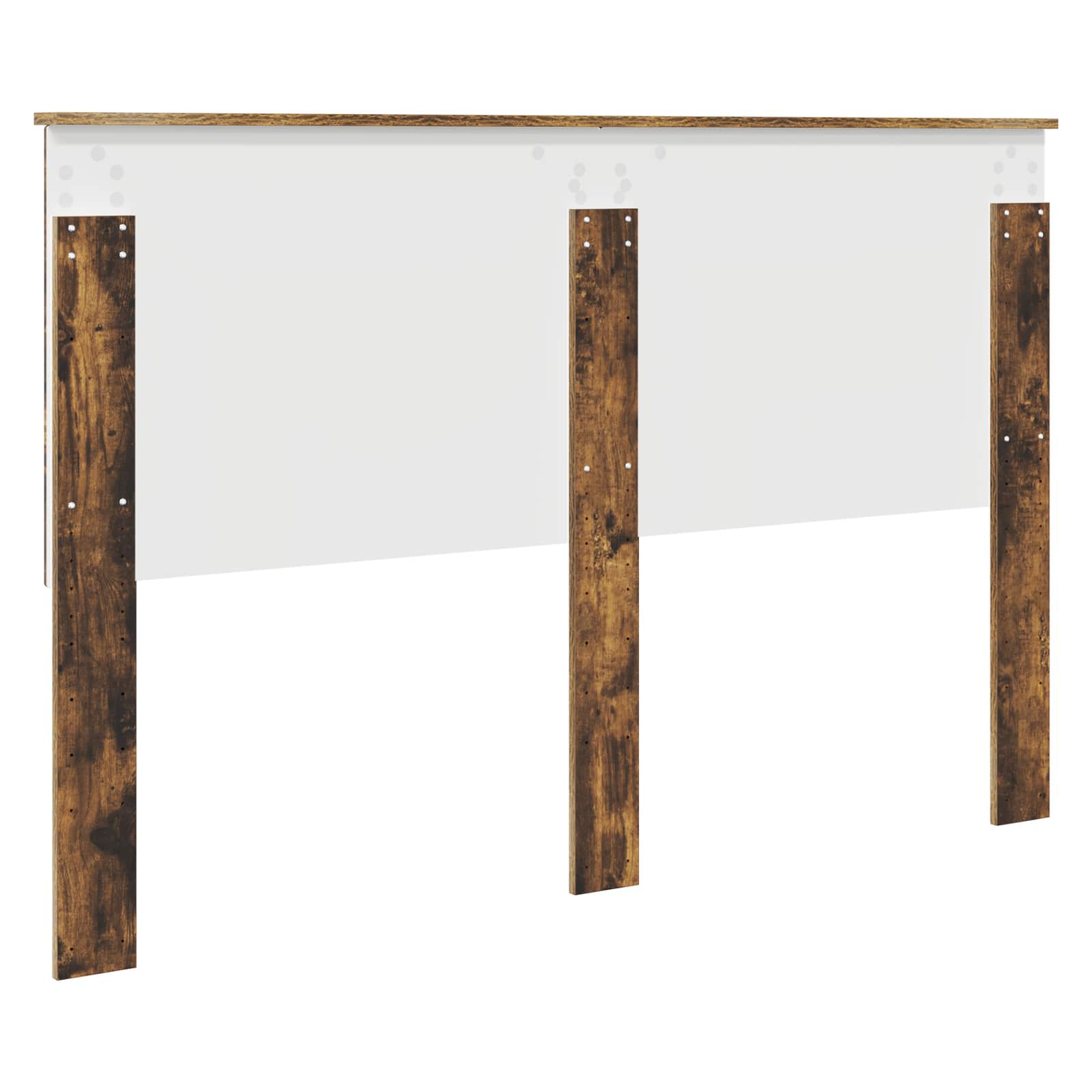 vidaXL Zagłówek Dąb wędzony 150 cm Materiał drewnopochodny