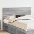 vidaXL Zagłówek Szary Sonoma 150 cm Materiał drewnopochodny