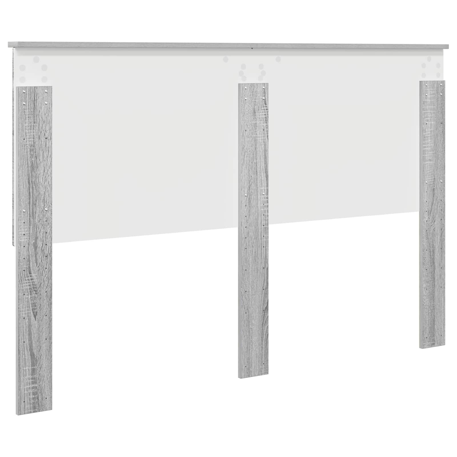 vidaXL Zagłówek Szary Sonoma 150 cm Materiał drewnopochodny