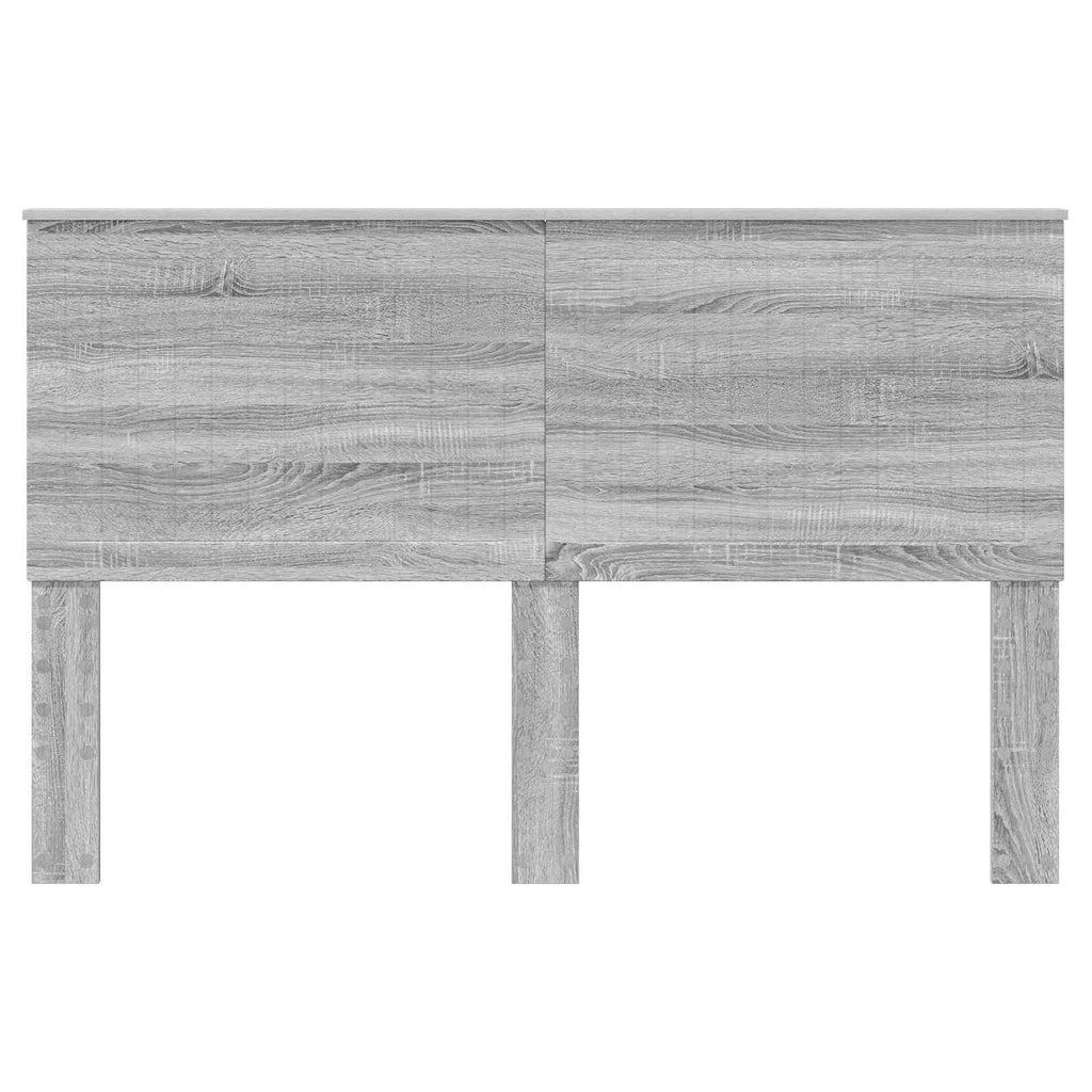 vidaXL Zagłówek Szary Sonoma 150 cm Materiał drewnopochodny