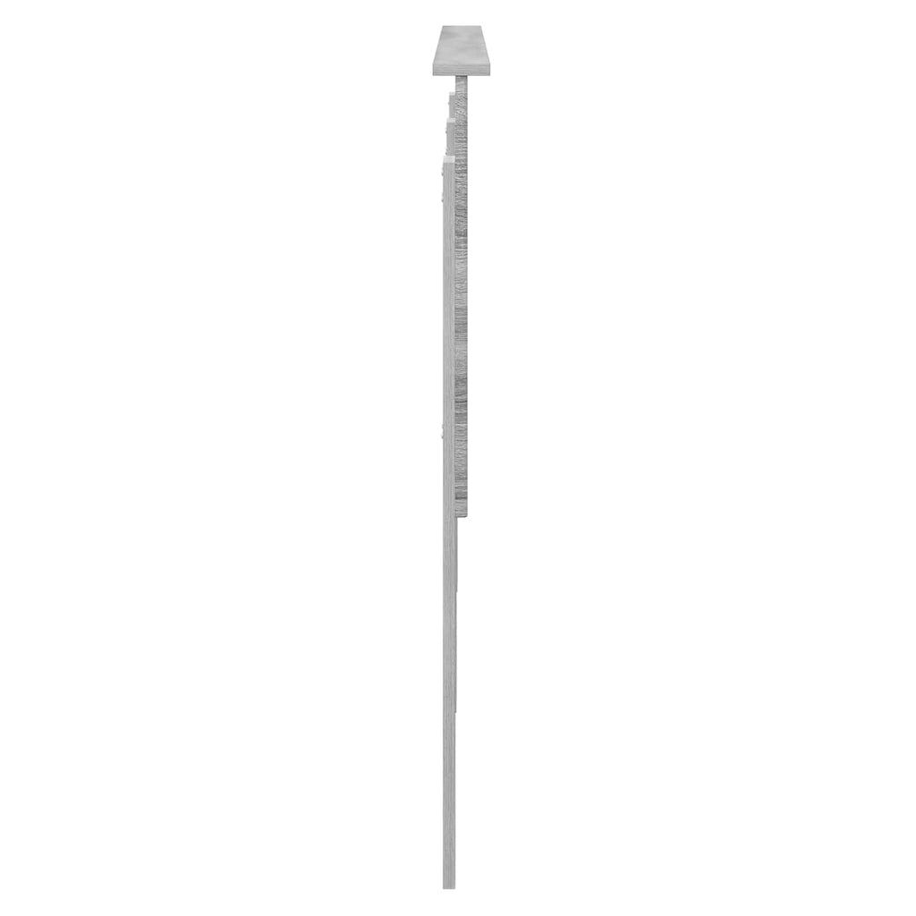 vidaXL Zagłówek Szary Sonoma 150 cm Materiał drewnopochodny