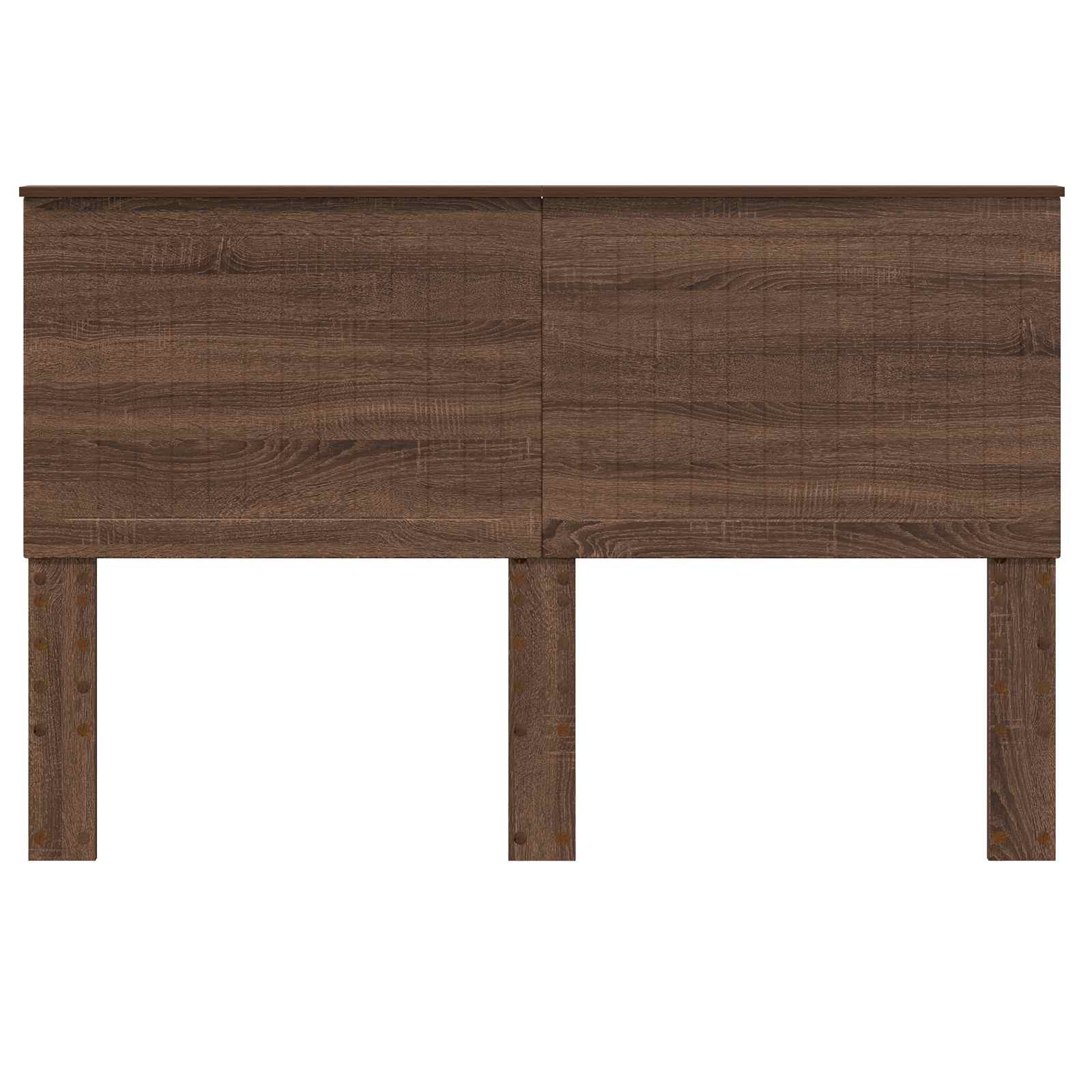 vidaXL Zagłówek Brązowy dąb 150 cm Materiał drewnopochodny