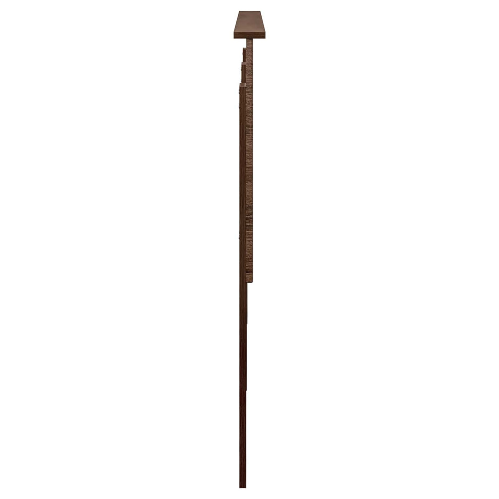 vidaXL Zagłówek Brązowy dąb 150 cm Materiał drewnopochodny