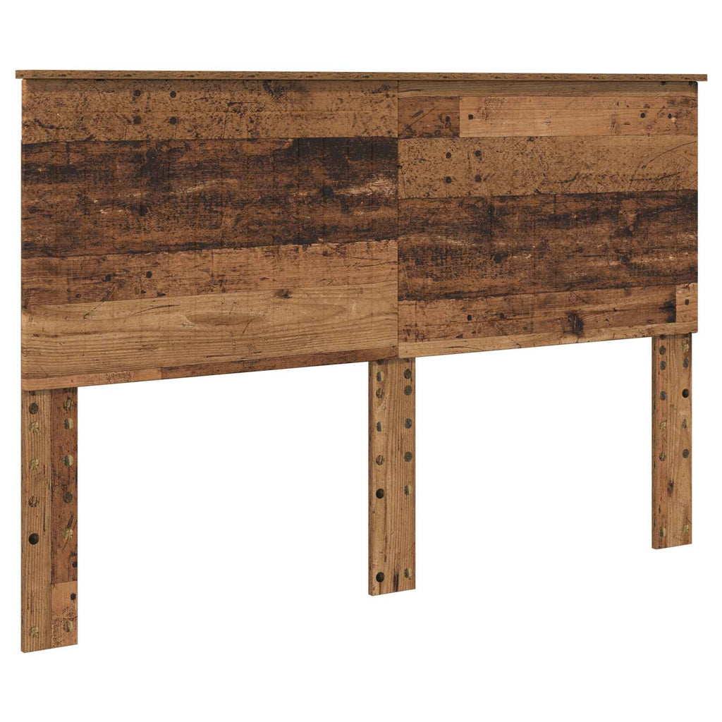 vidaXL Zagłówek Stare drewno 150 cm Materiał drewnopochodny
