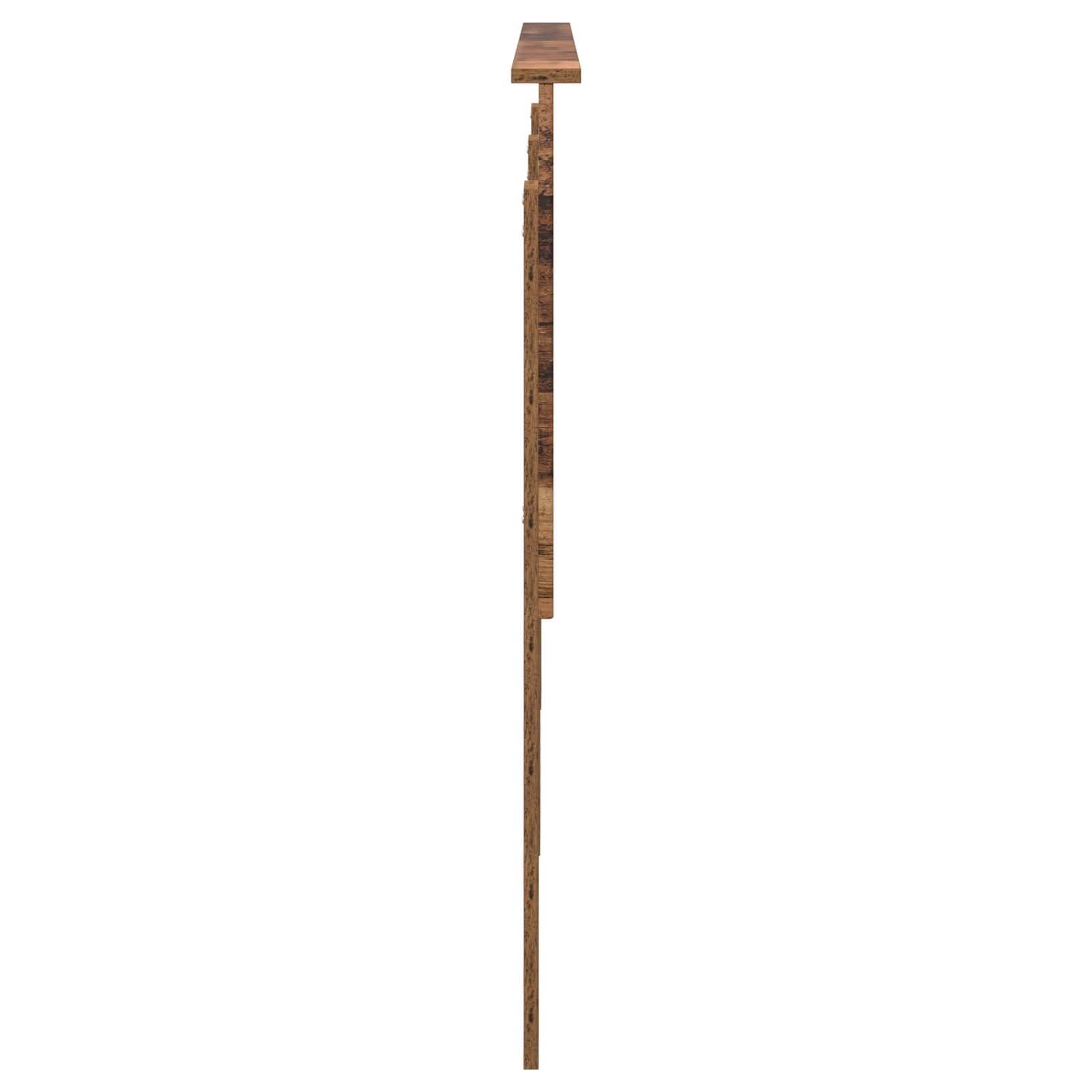 vidaXL Zagłówek Stare drewno 150 cm Materiał drewnopochodny