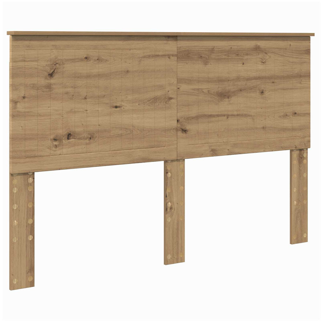 vidaXL Zagłówek Dąb rzemieślniczy 150 cm Materiał drewnopochodny