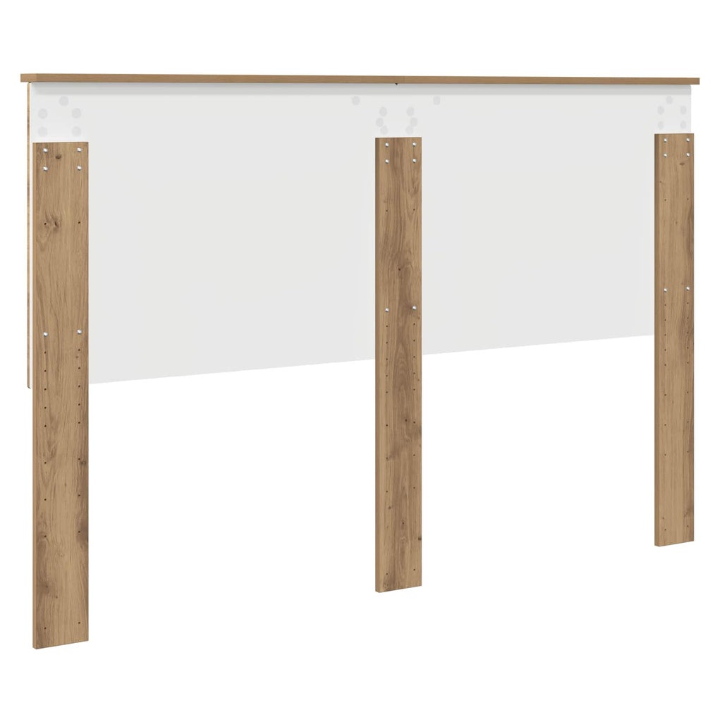 vidaXL Zagłówek Dąb rzemieślniczy 150 cm Materiał drewnopochodny