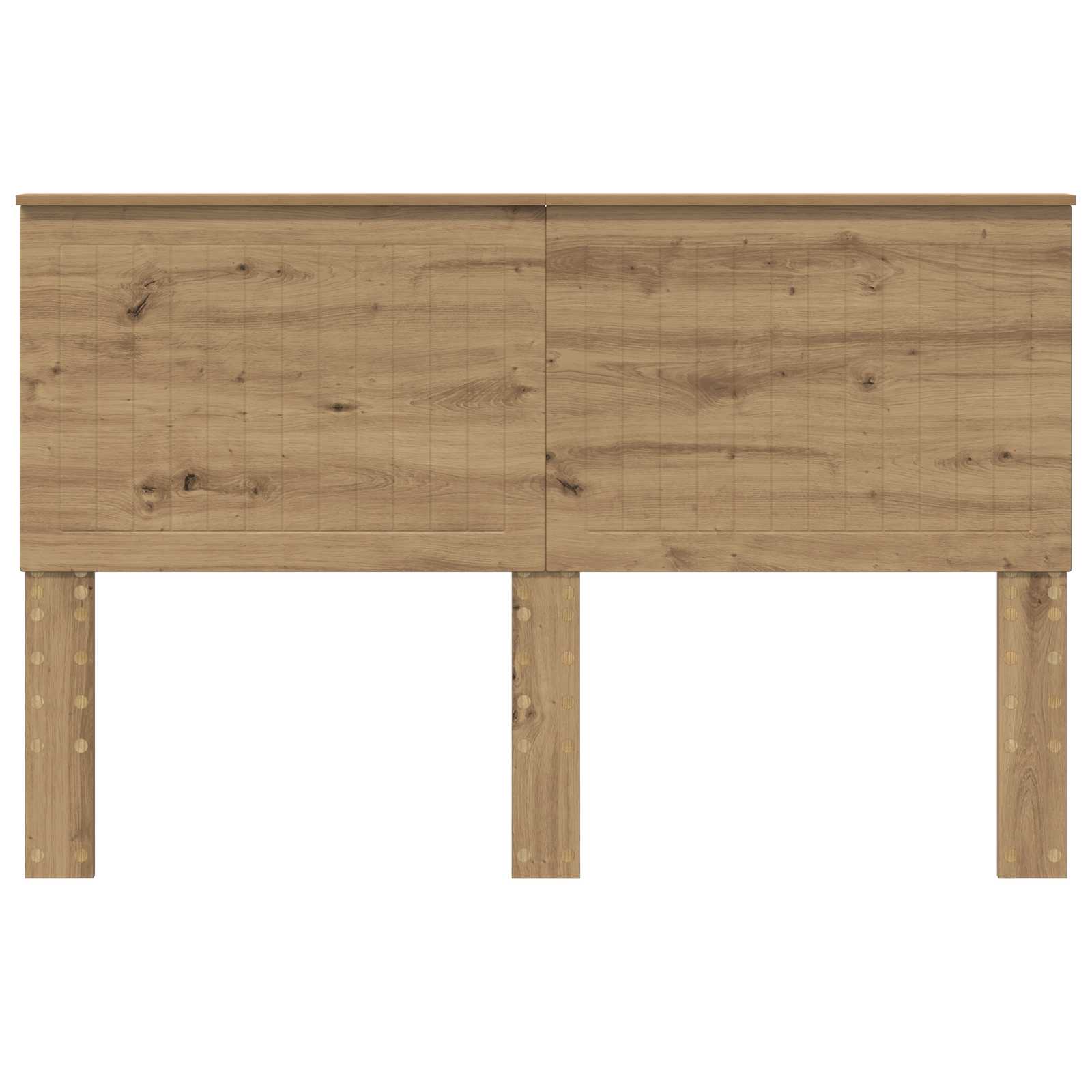vidaXL Zagłówek Dąb rzemieślniczy 150 cm Materiał drewnopochodny