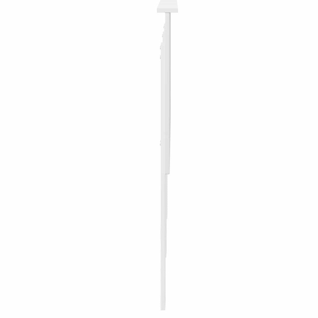 vidaXL Zagłówek Z zagłówkiem Biały 140 cm Materiał drewnopochodny