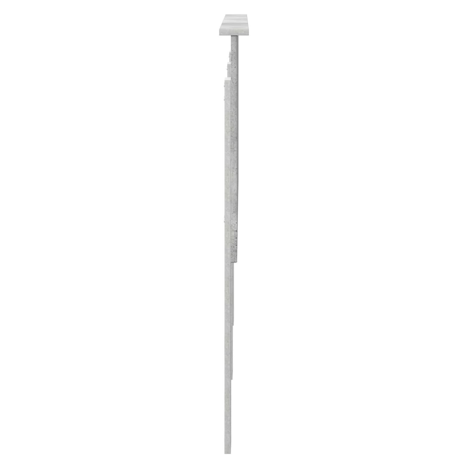 vidaXL Zagłówek Betonowy szary 140 cm Materiał drewnopochodny