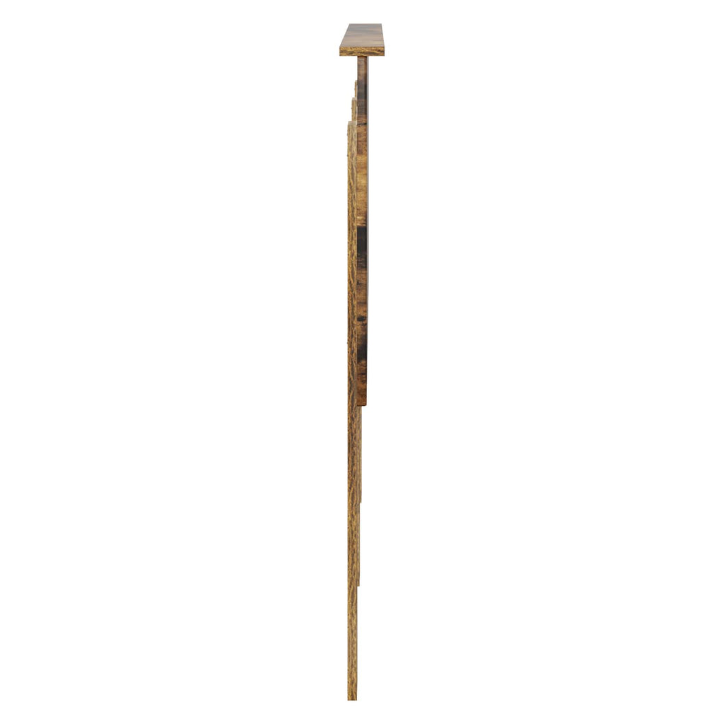 vidaXL Zagłówek Dąb wędzony 140 cm Materiał drewnopochodny