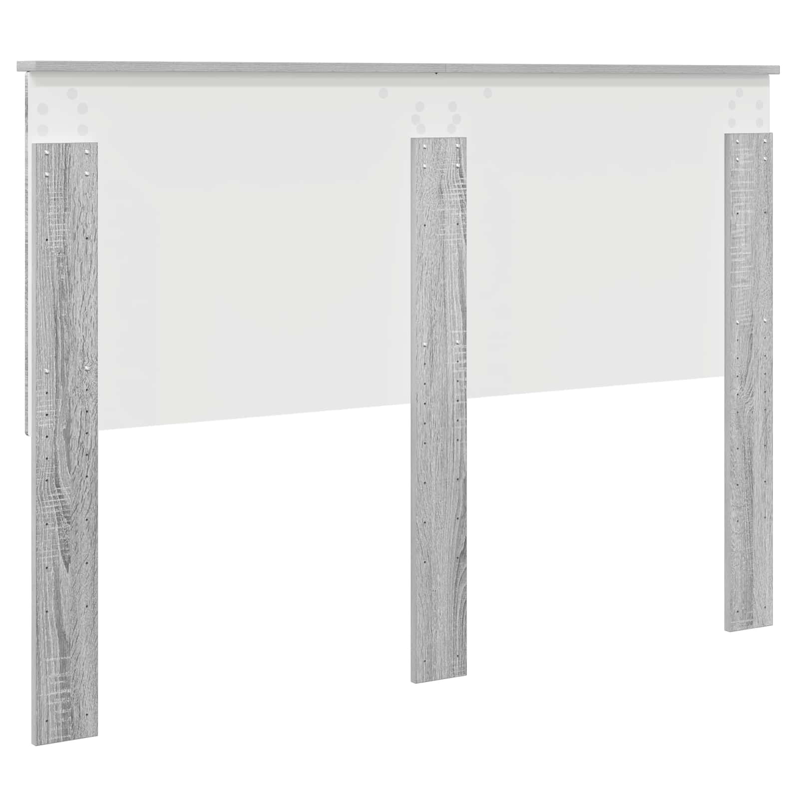 vidaXL Zagłówek Szary Sonoma 140 cm Materiał drewnopochodny