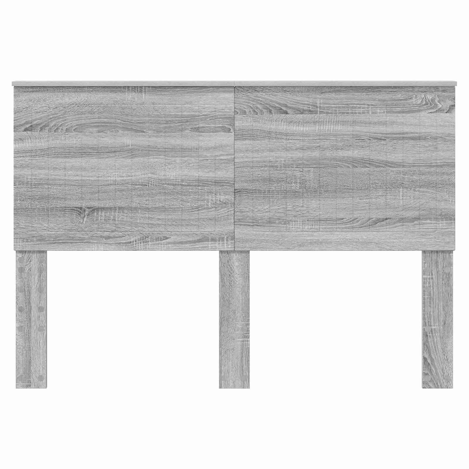 vidaXL Zagłówek Szary Sonoma 140 cm Materiał drewnopochodny