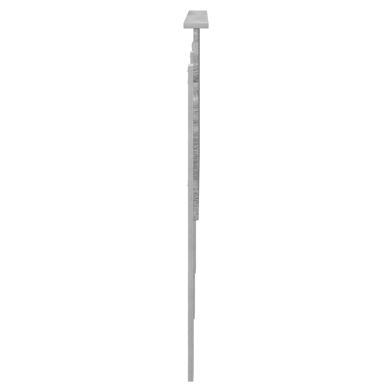 vidaXL Zagłówek Szary Sonoma 140 cm Materiał drewnopochodny