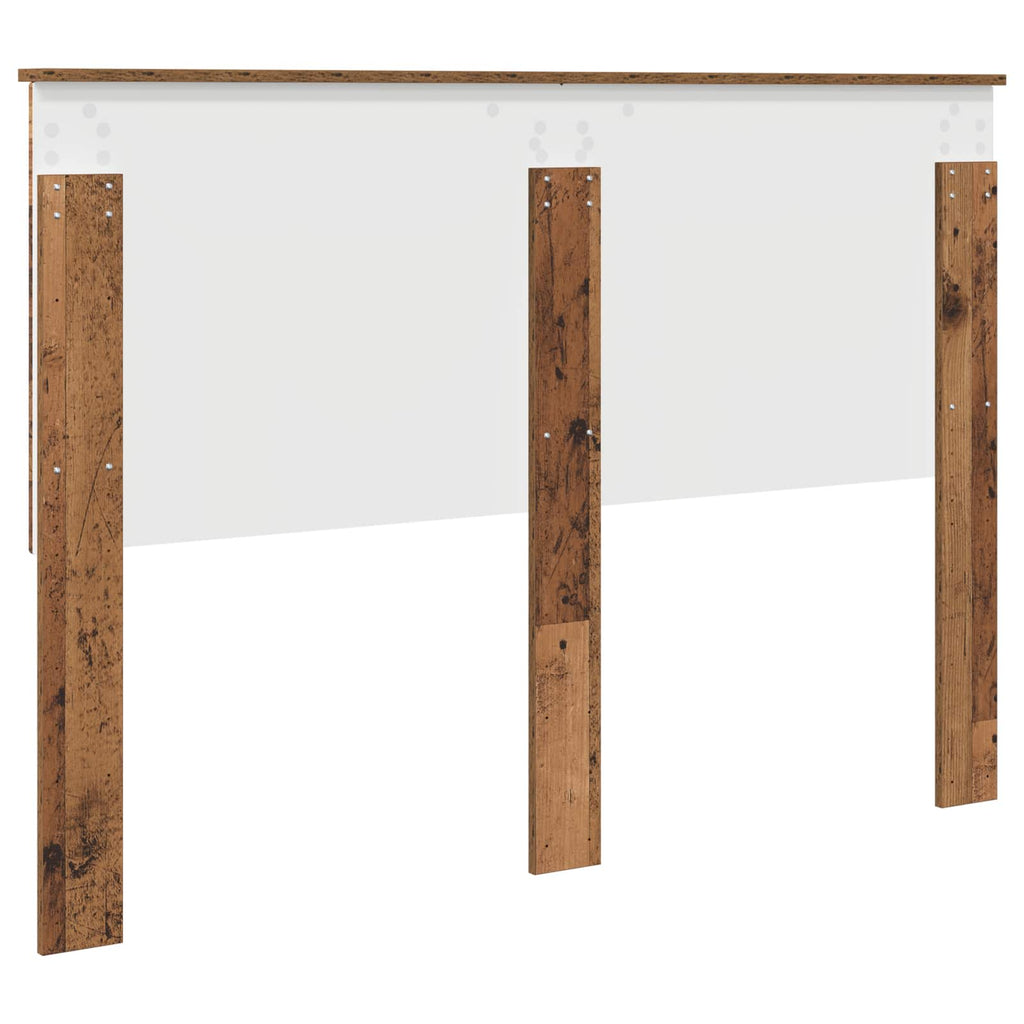 vidaXL Zagłówek Stare drewno 140 cm Materiał drewnopochodny