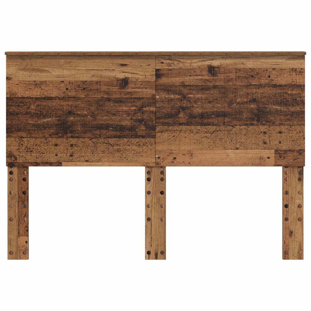vidaXL Zagłówek Stare drewno 140 cm Materiał drewnopochodny