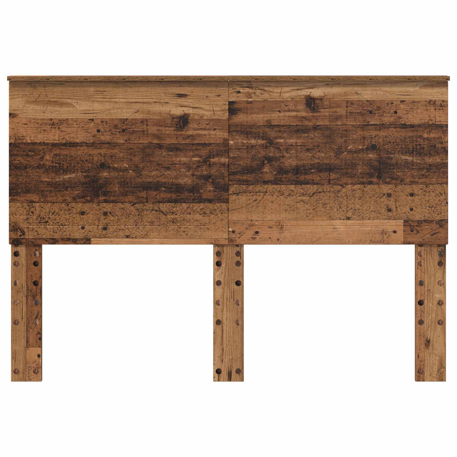 vidaXL Zagłówek Stare drewno 140 cm Materiał drewnopochodny