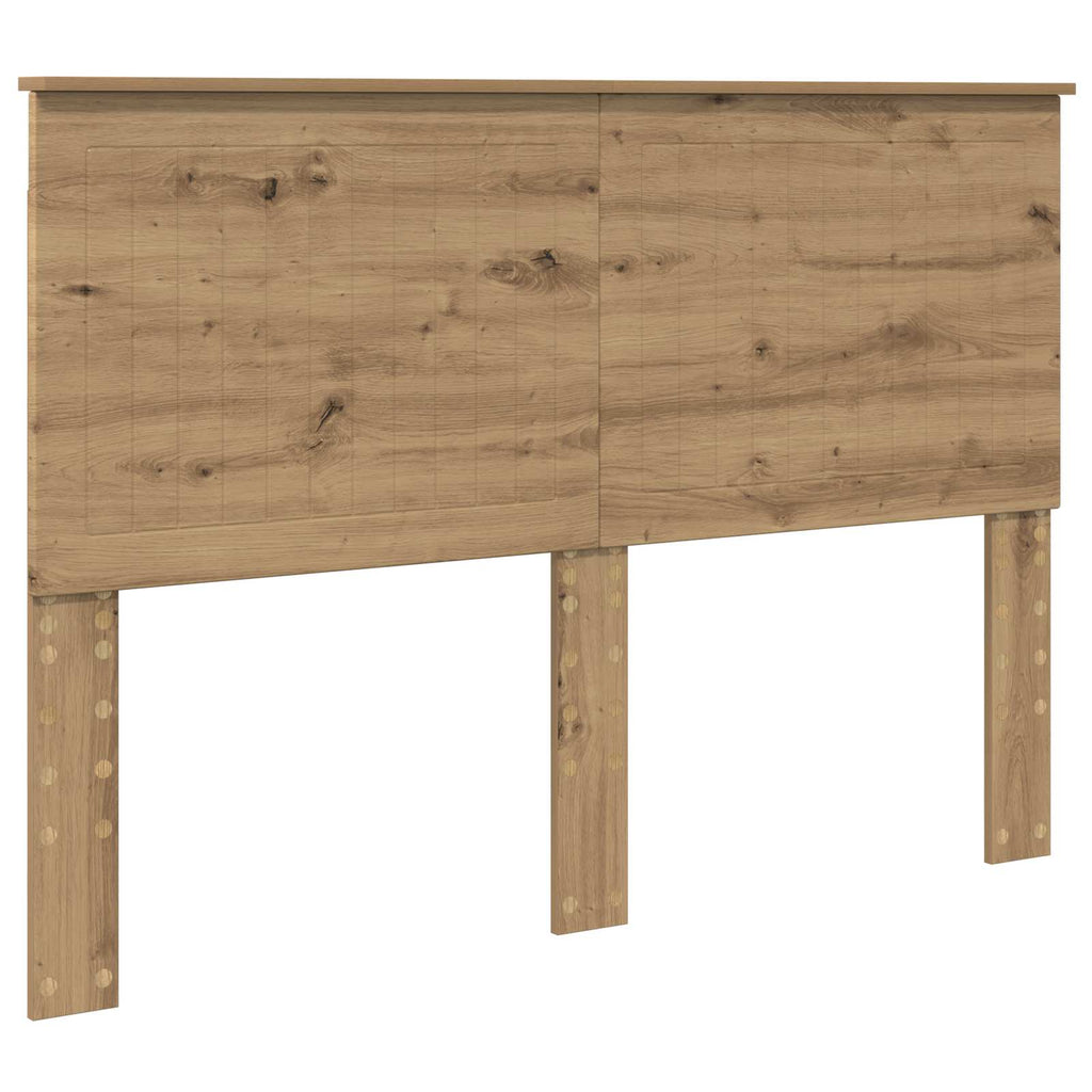 vidaXL Zagłówek Dąb rzemieślniczy 140 cm Materiał drewnopochodny