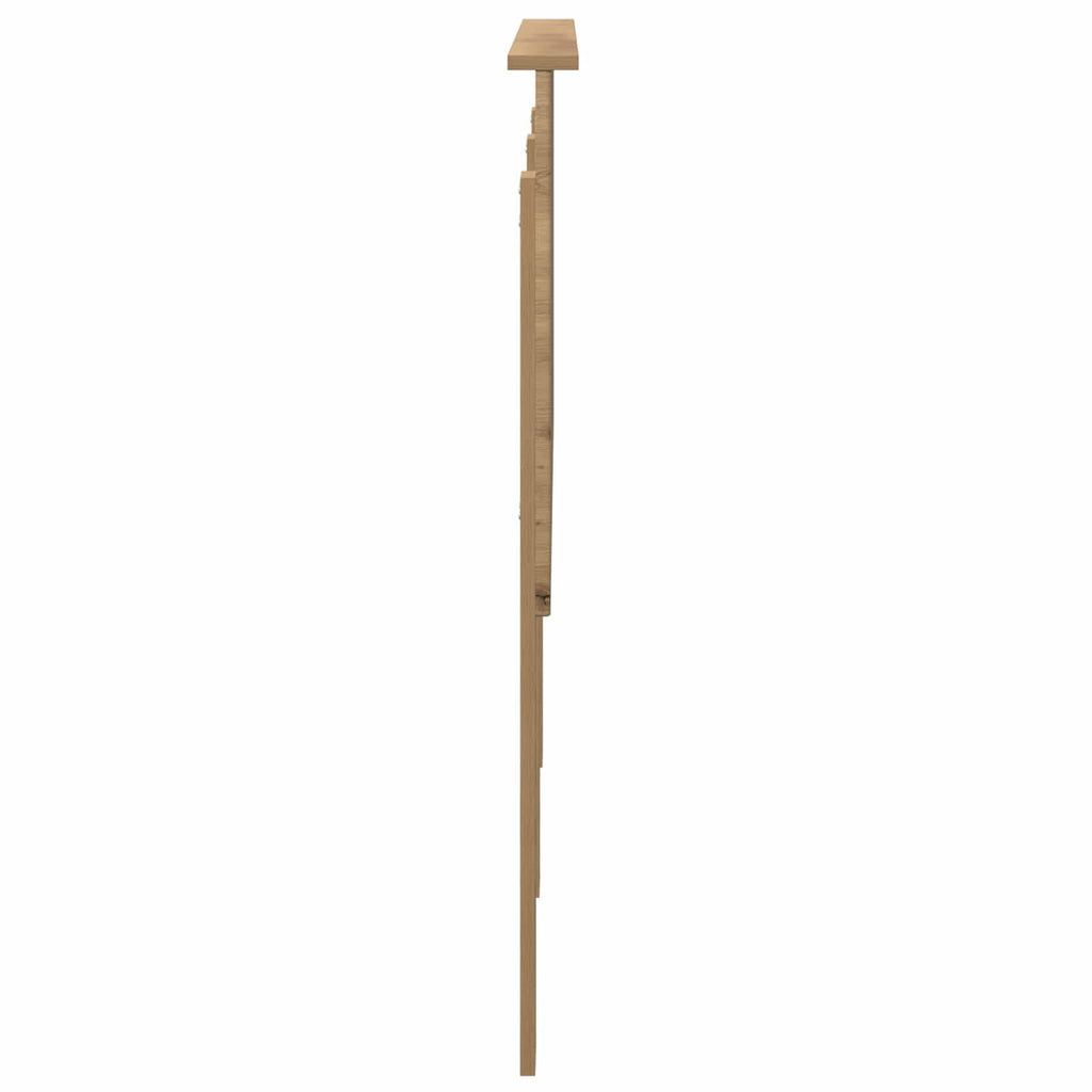 vidaXL Zagłówek Dąb rzemieślniczy 140 cm Materiał drewnopochodny