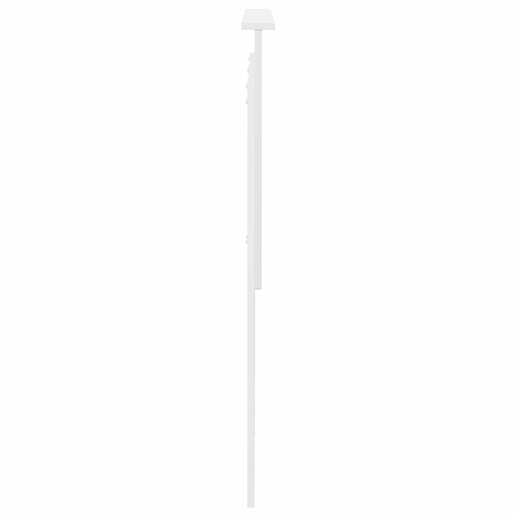vidaXL Zagłówek Z zagłówkiem Biały 135 cm Materiał drewnopochodny