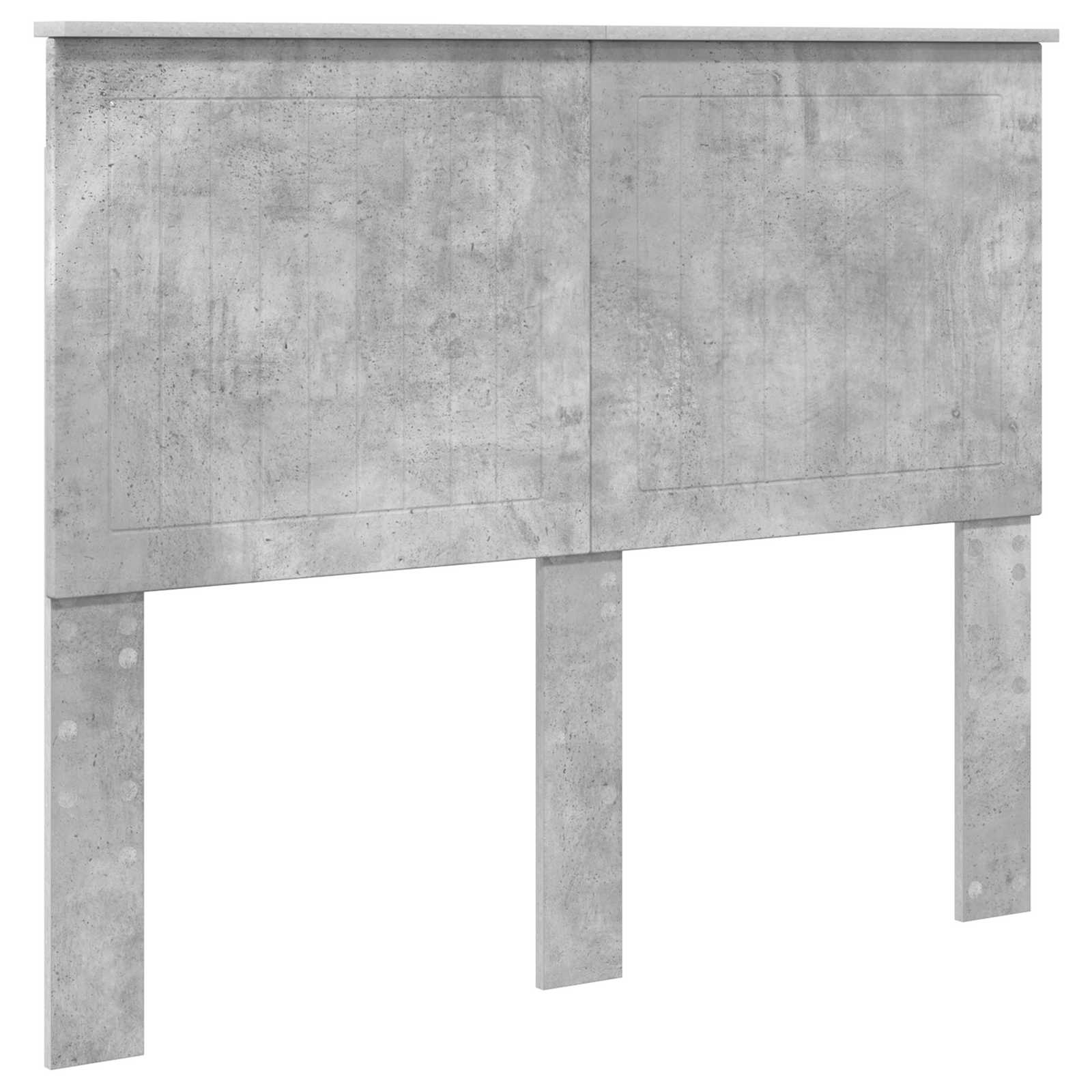 vidaXL Zagłówek Betonowy szary 135 cm Materiał drewnopochodny