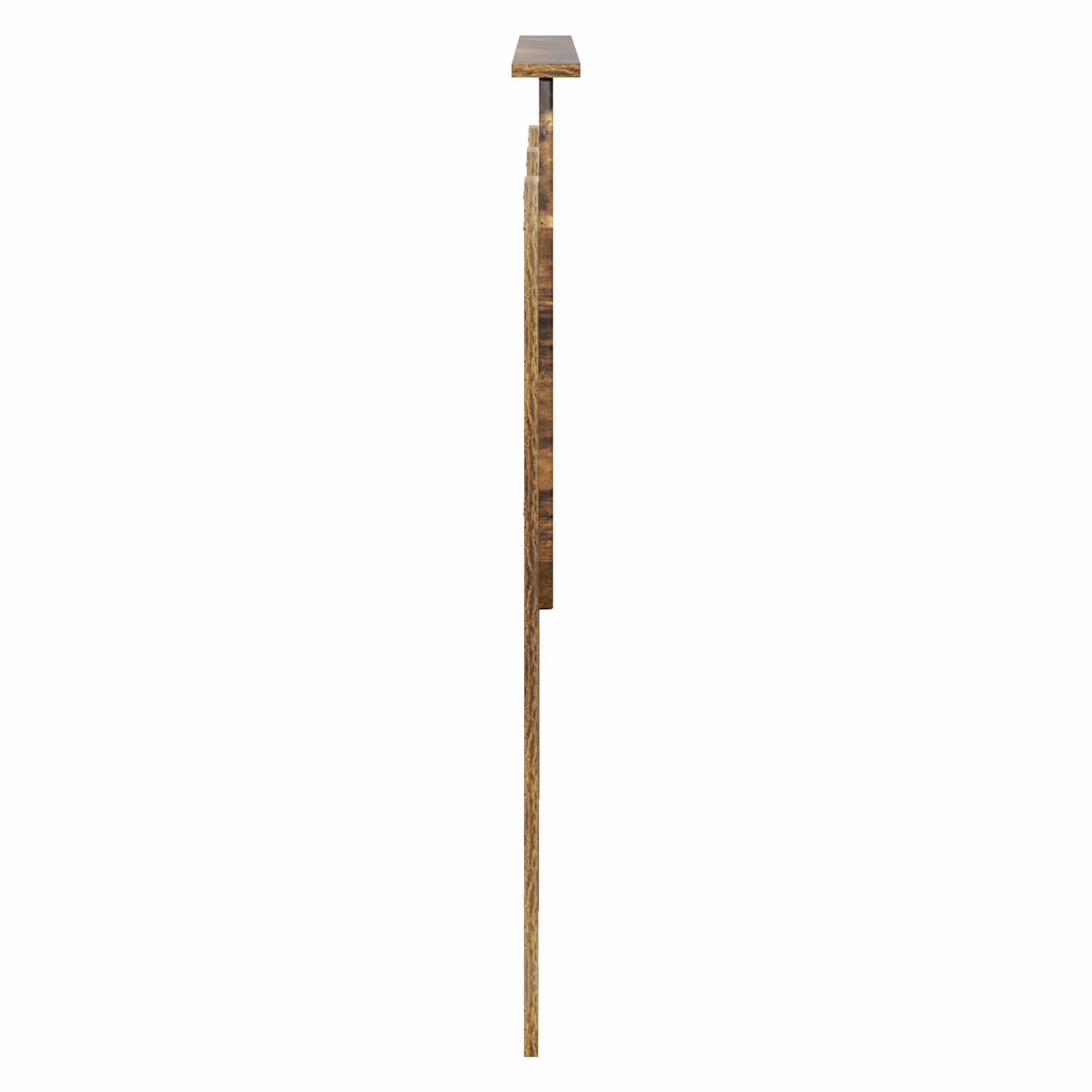 vidaXL Zagłówek Dąb wędzony 135 cm Materiał drewnopochodny