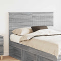 vidaXL Zagłówek Szary Sonoma 135 cm Materiał drewnopochodny