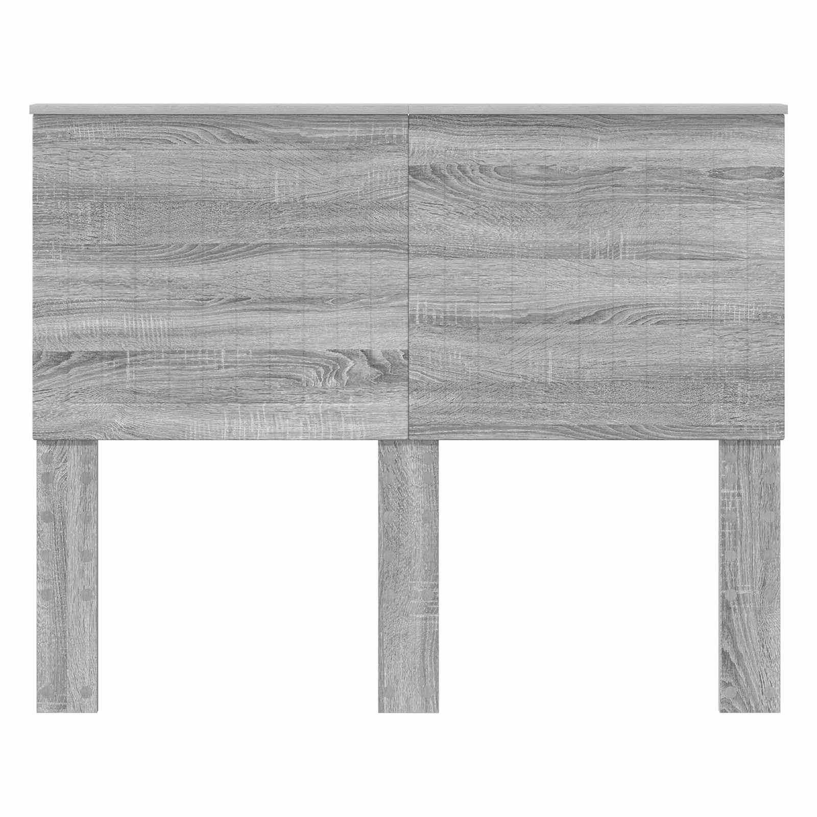 vidaXL Zagłówek Szary Sonoma 135 cm Materiał drewnopochodny