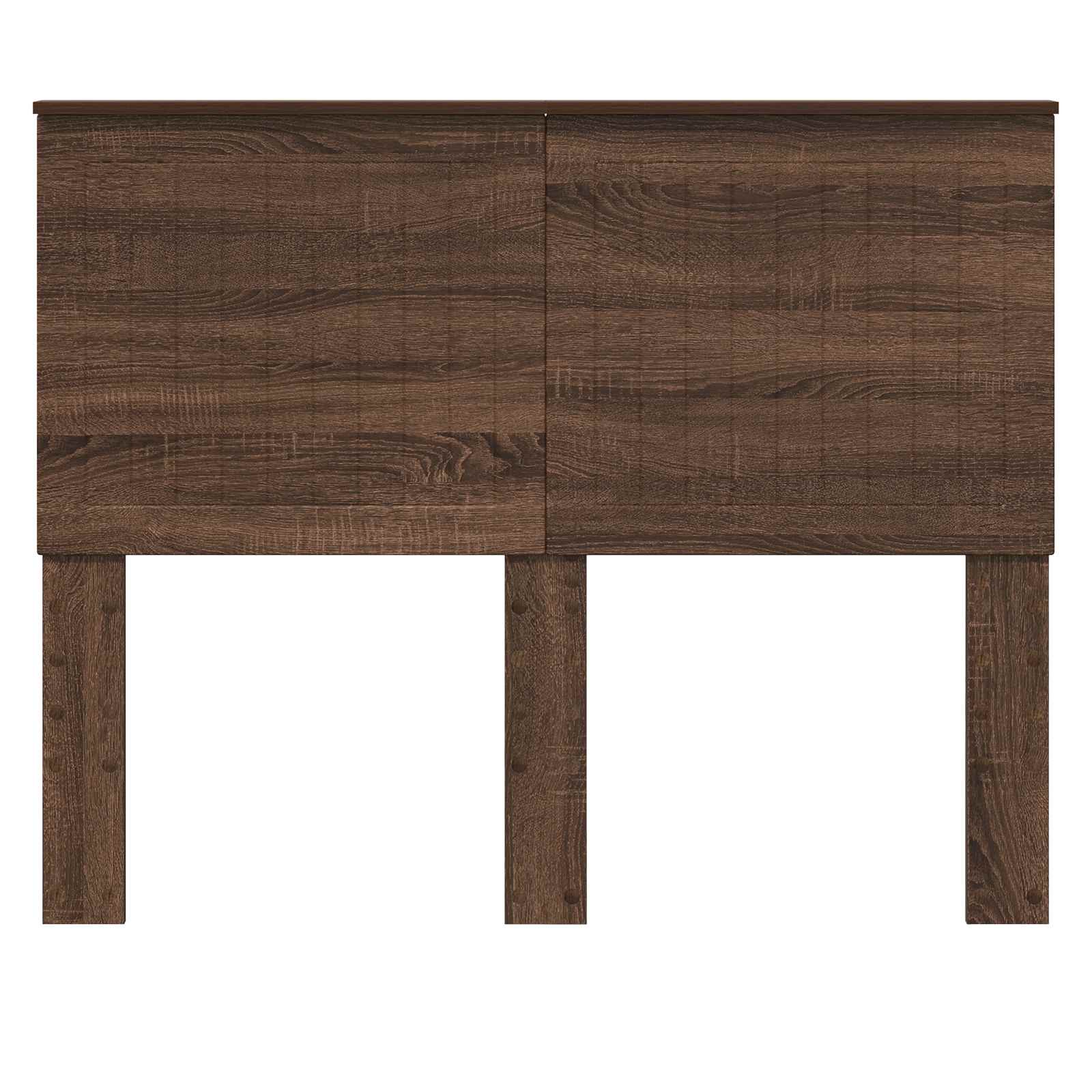 vidaXL Zagłówek Brązowy dąb 135 cm Materiał drewnopochodny