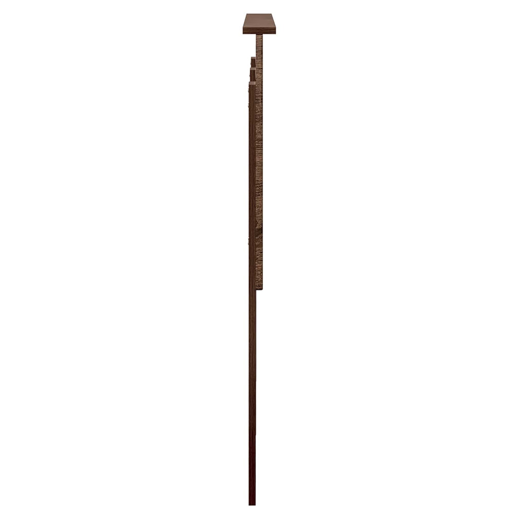 vidaXL Zagłówek Brązowy dąb 135 cm Materiał drewnopochodny