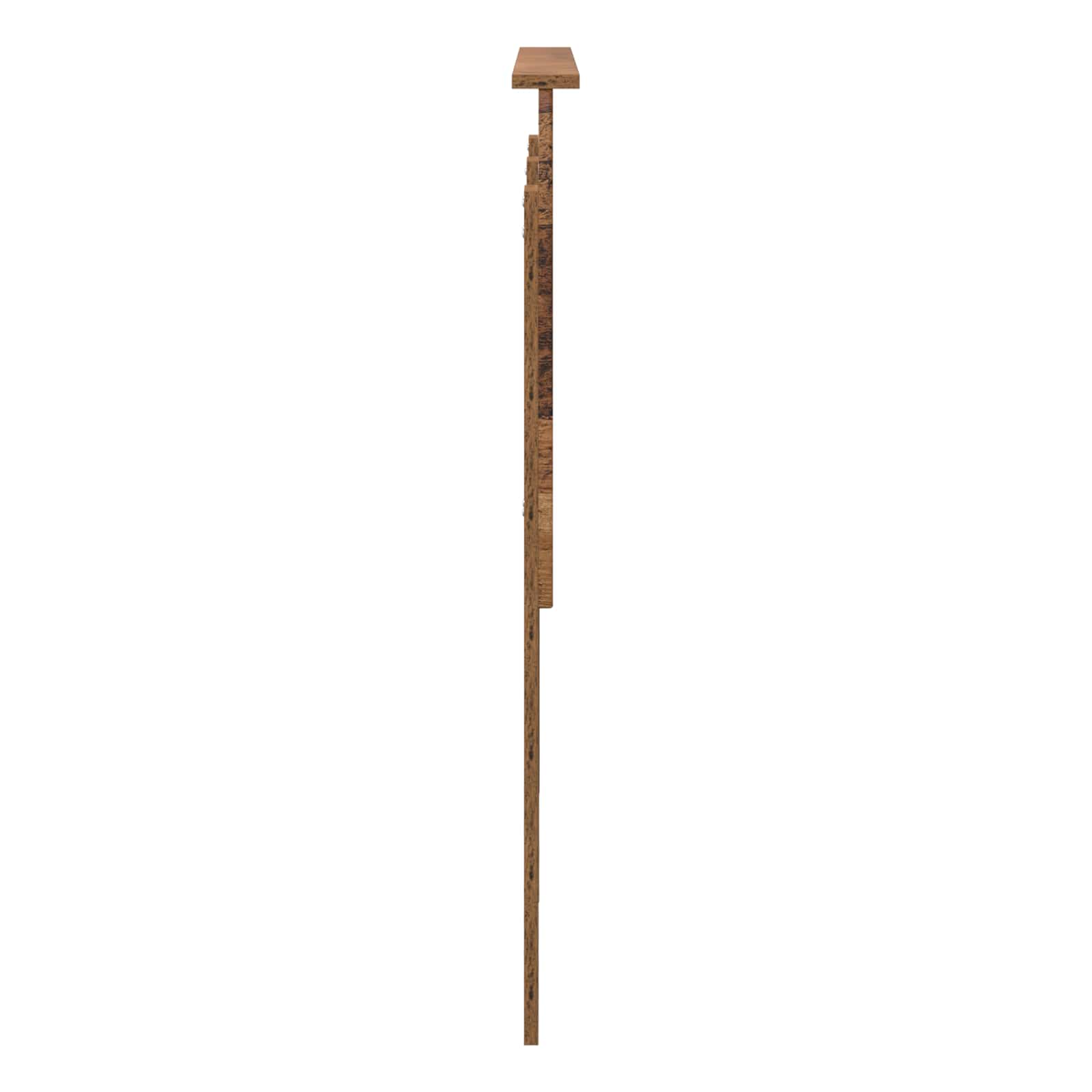 vidaXL Zagłówek Stare drewno 135 cm Materiał drewnopochodny