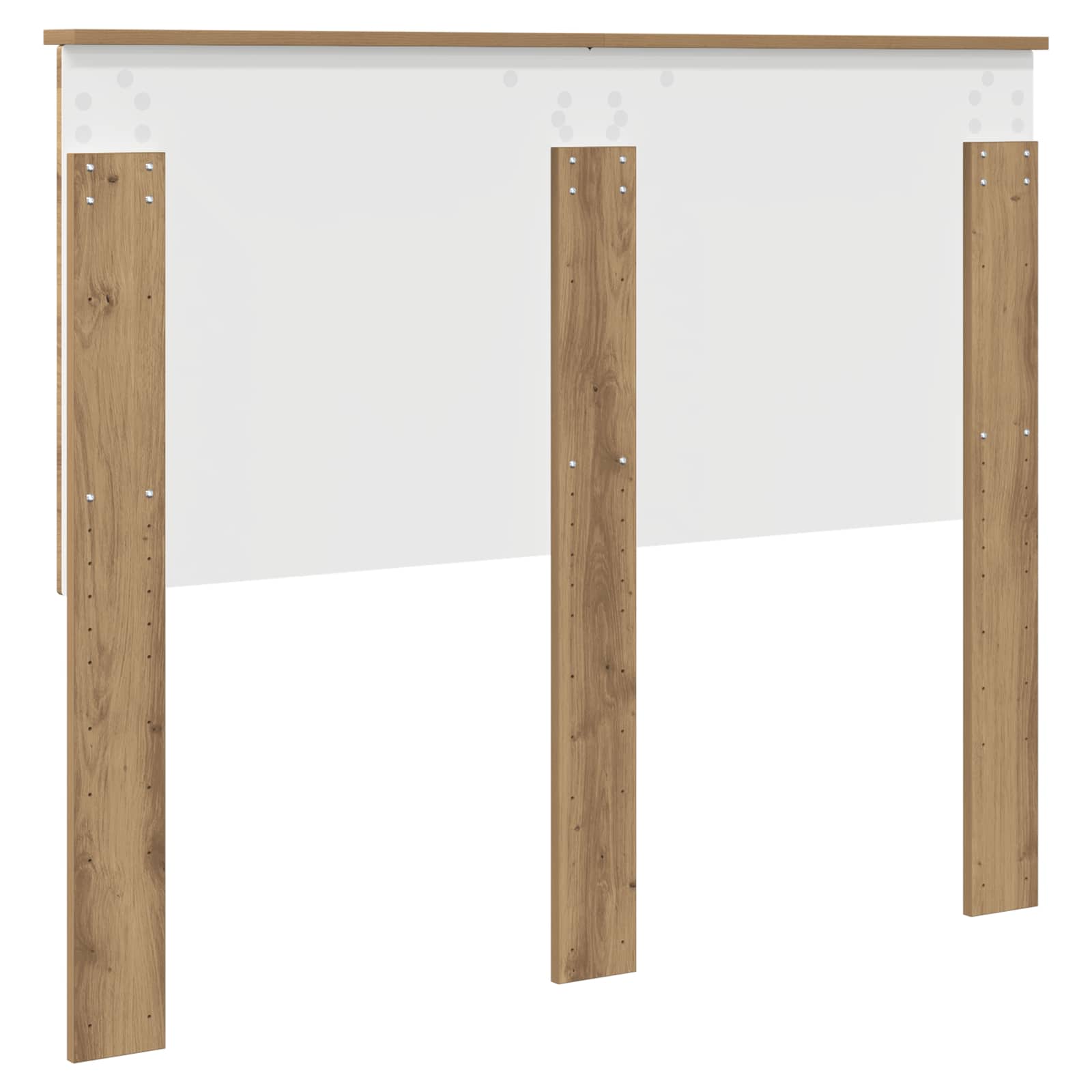 vidaXL Zagłówek Dąb rzemieślniczy 135 cm Materiał drewnopochodny
