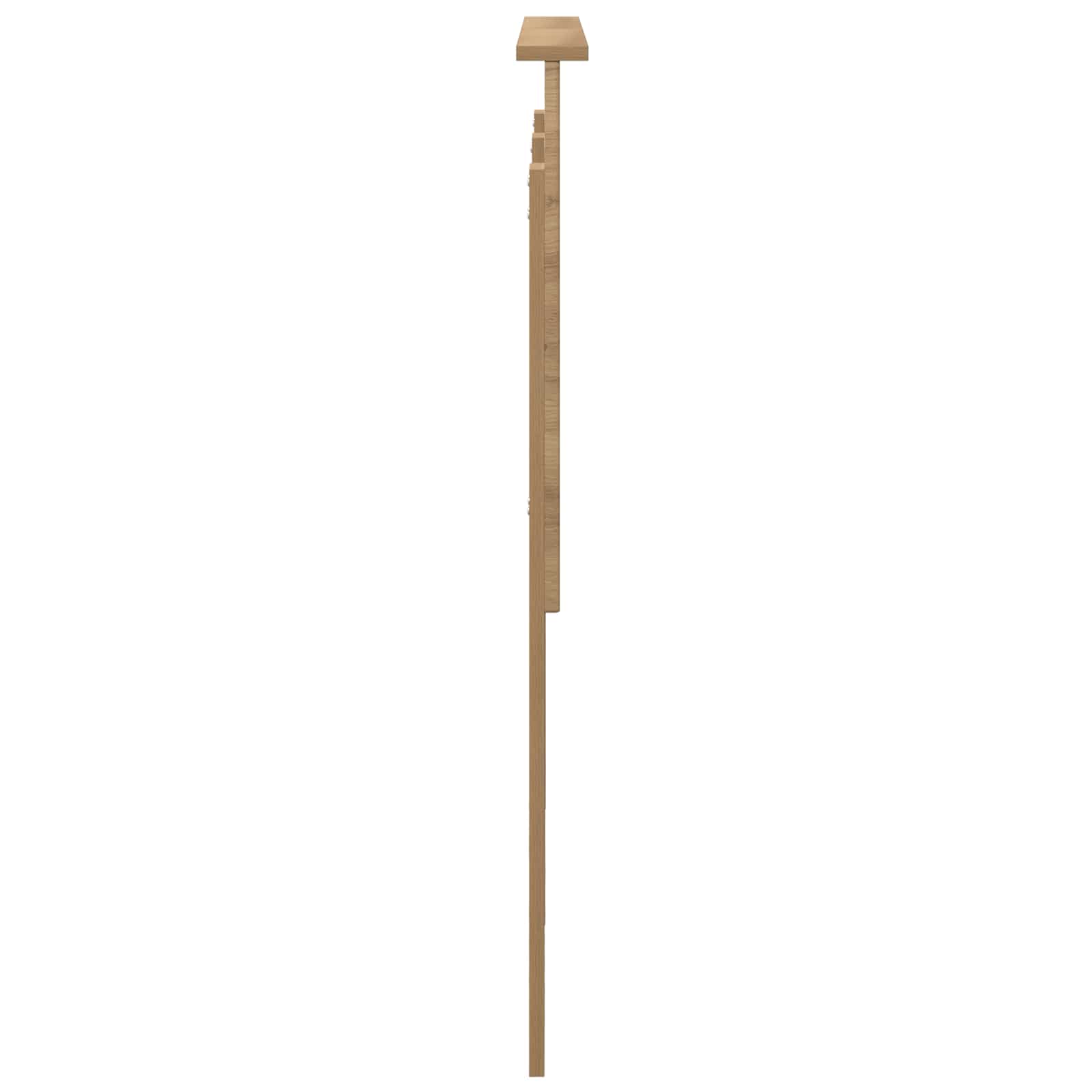 vidaXL Zagłówek Dąb rzemieślniczy 135 cm Materiał drewnopochodny