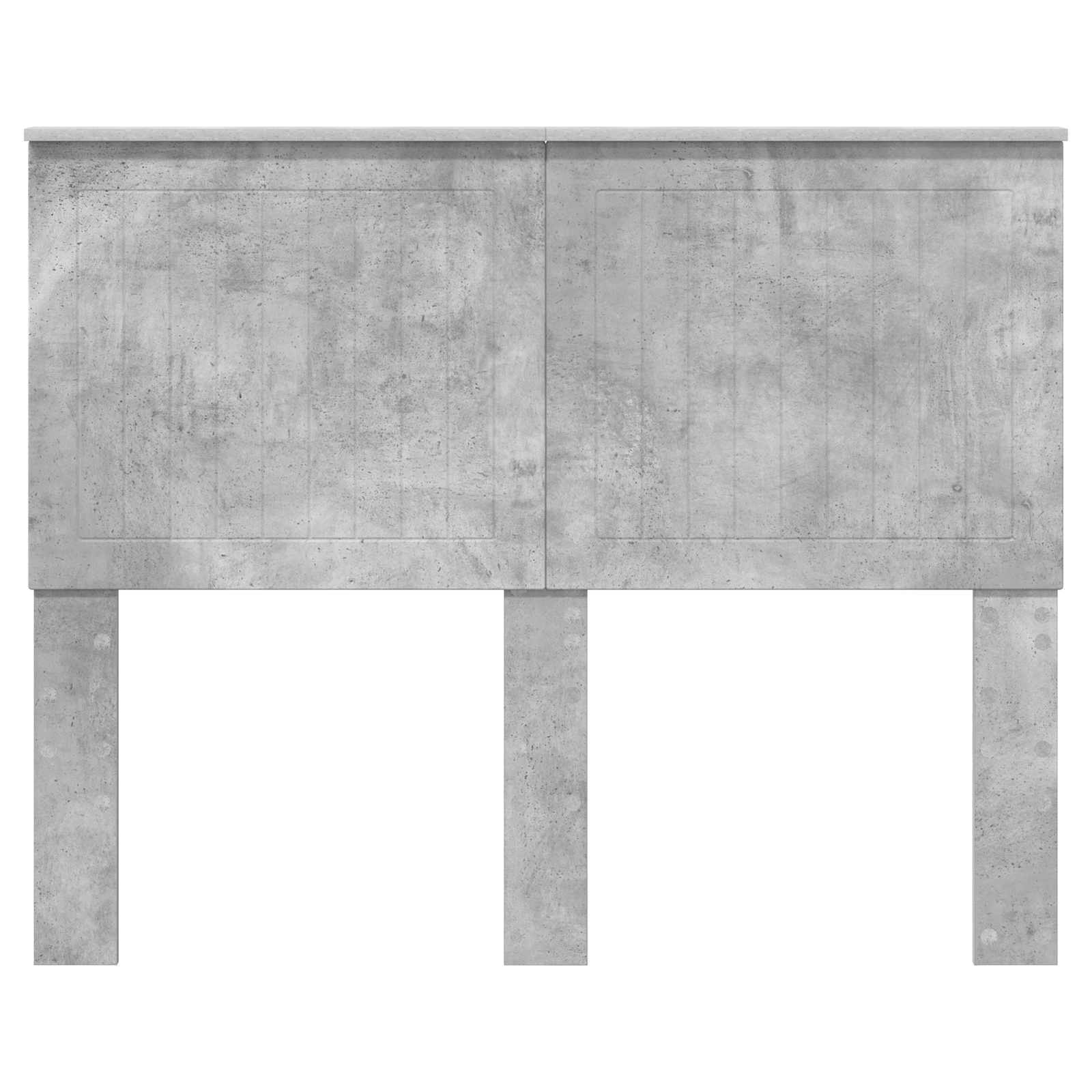 vidaXL Zagłówek Betonowy szary 120 cm Materiał drewnopochodny