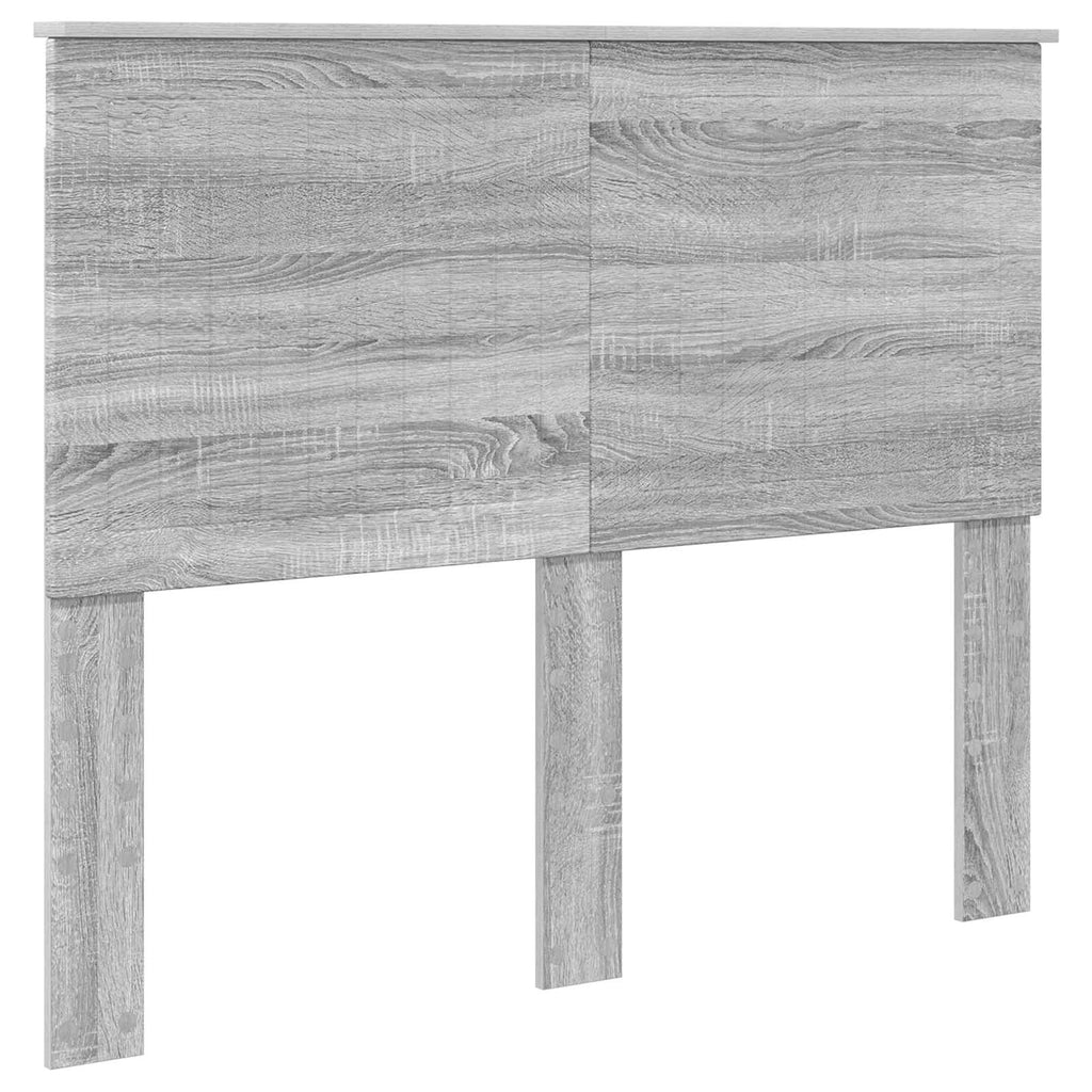 vidaXL Zagłówek Szary Sonoma 120 cm Materiał drewnopochodny