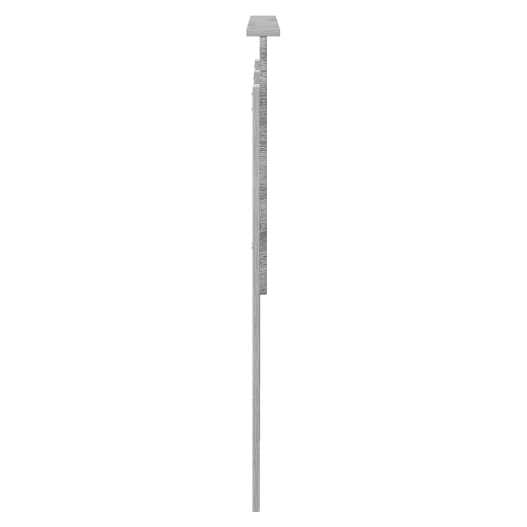 vidaXL Zagłówek Szary Sonoma 120 cm Materiał drewnopochodny