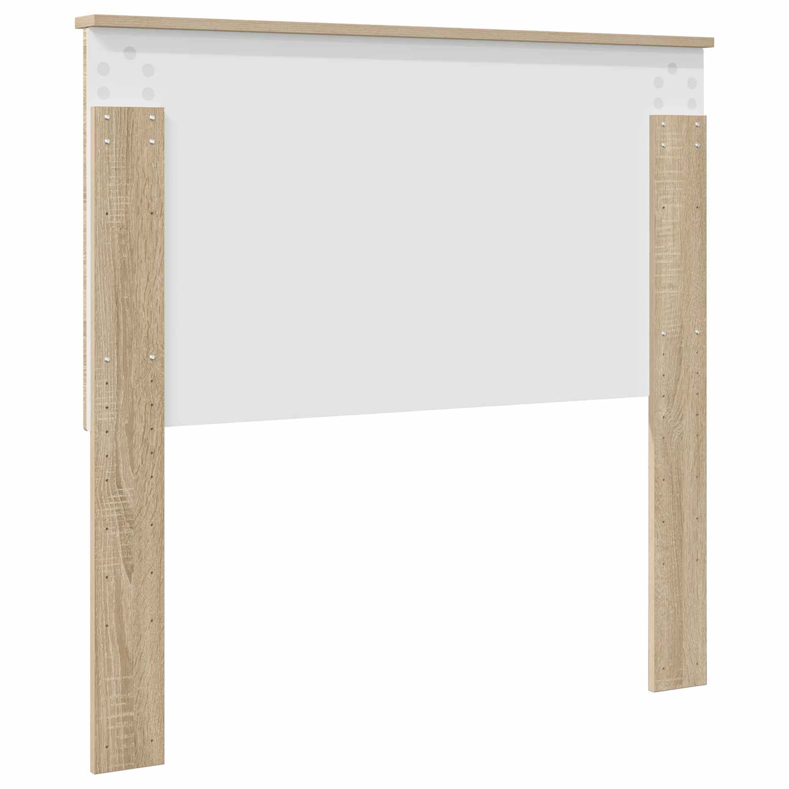 vidaXL Zagłówek Z zagłówkiem Dąb Sonoma 100 cm Materiał drewnopochodny