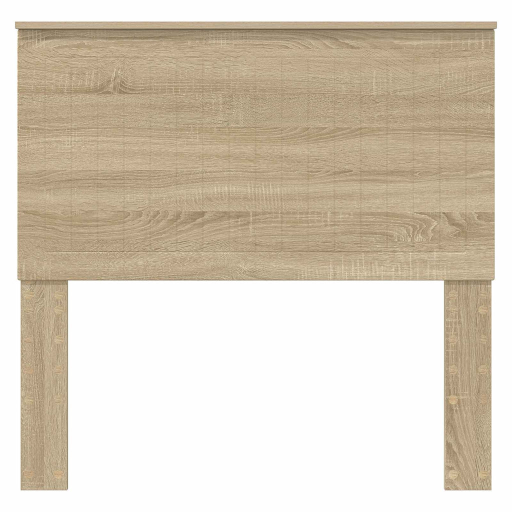 vidaXL Zagłówek Z zagłówkiem Dąb Sonoma 100 cm Materiał drewnopochodny