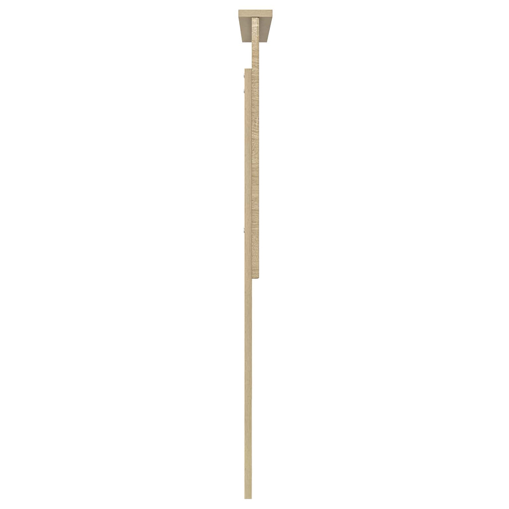 vidaXL Zagłówek Z zagłówkiem Dąb Sonoma 100 cm Materiał drewnopochodny
