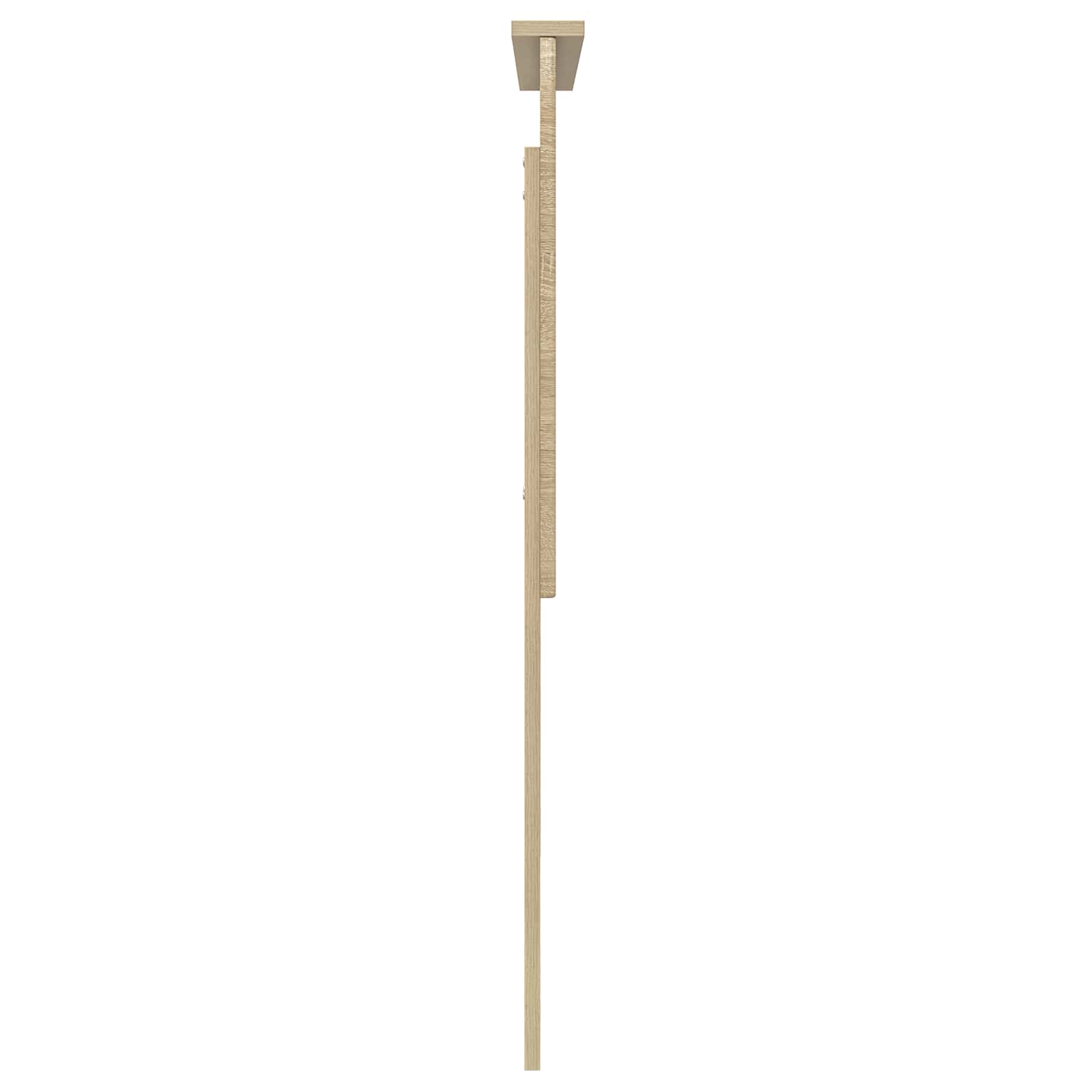 vidaXL Zagłówek Z zagłówkiem Dąb Sonoma 100 cm Materiał drewnopochodny