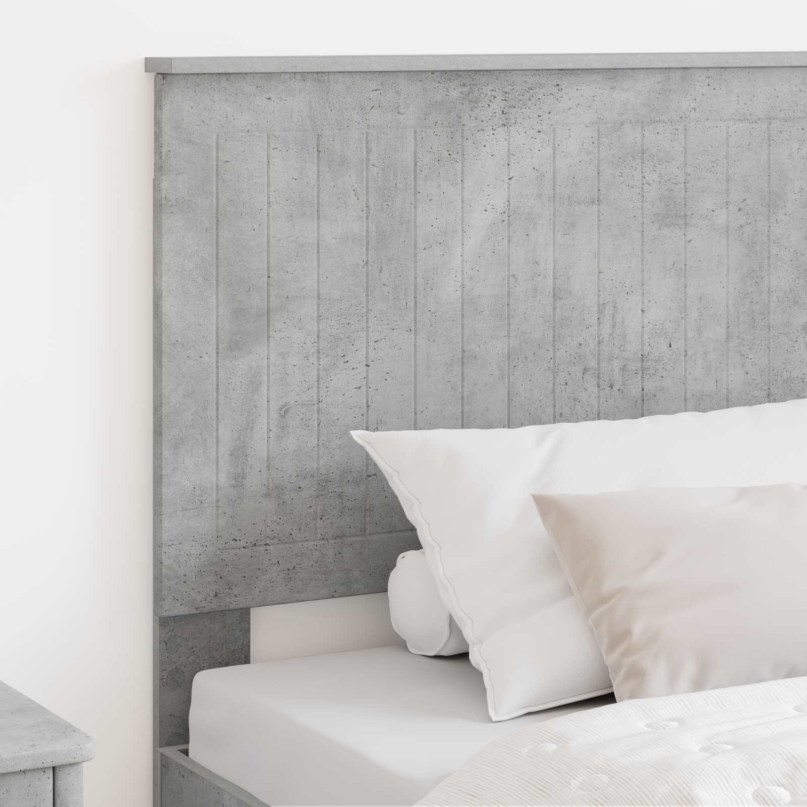vidaXL Zagłówek Betonowy szary 100 cm Materiał drewnopochodny